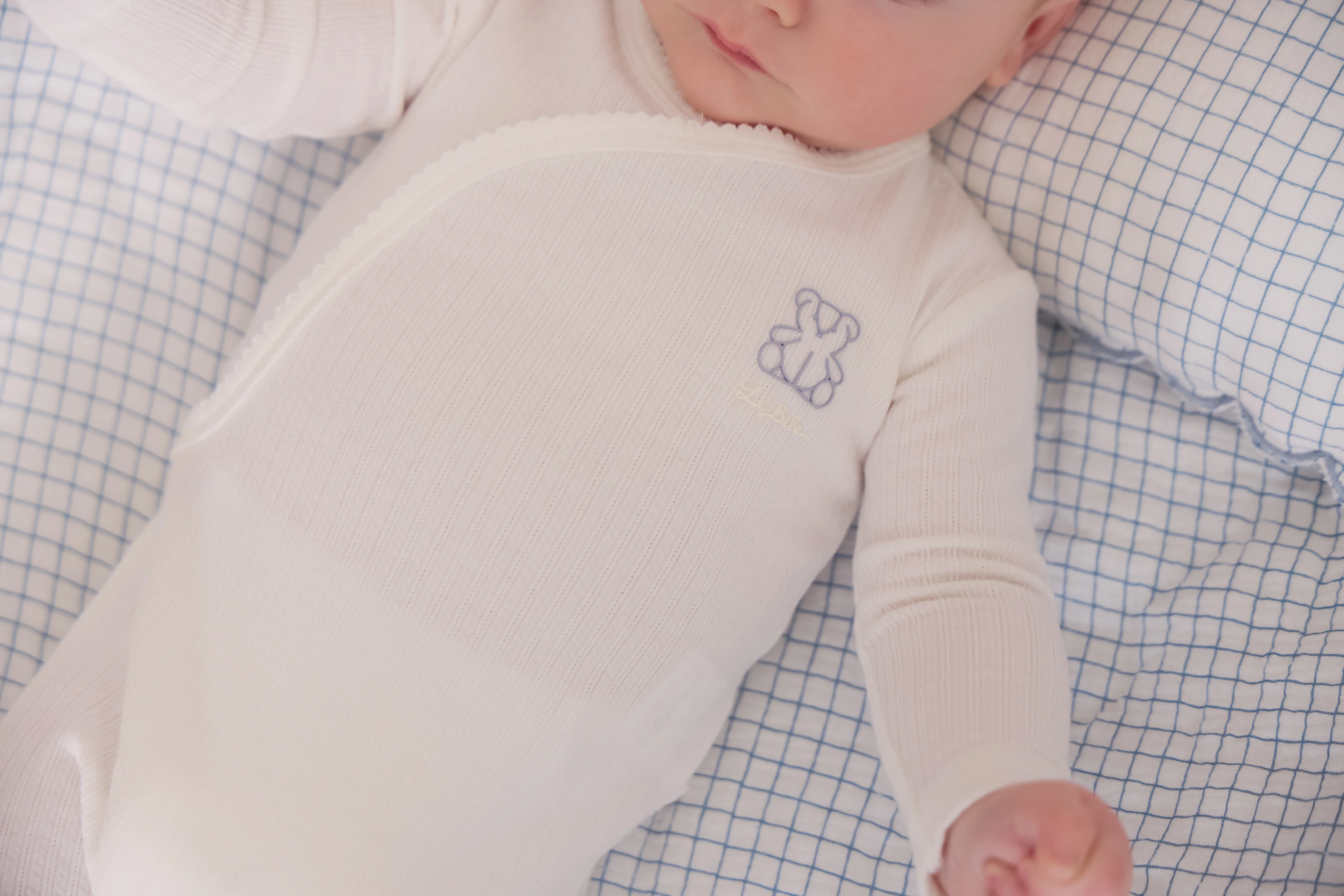 Kipp Baby Teddy Wrap Layette Set - Blue - Image 2