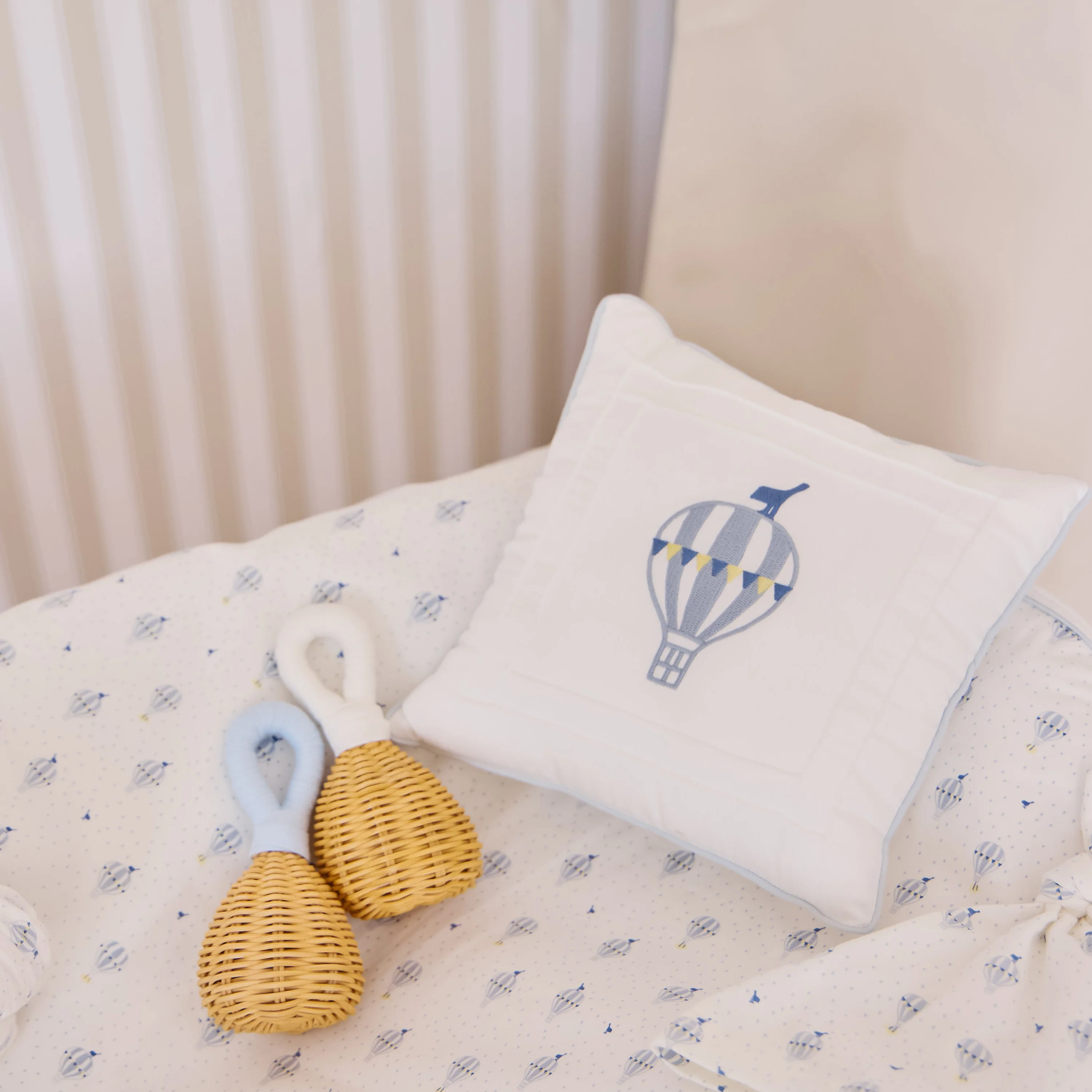 Kipp Baby Up & Away Throw Pillow - Blue - Image 2