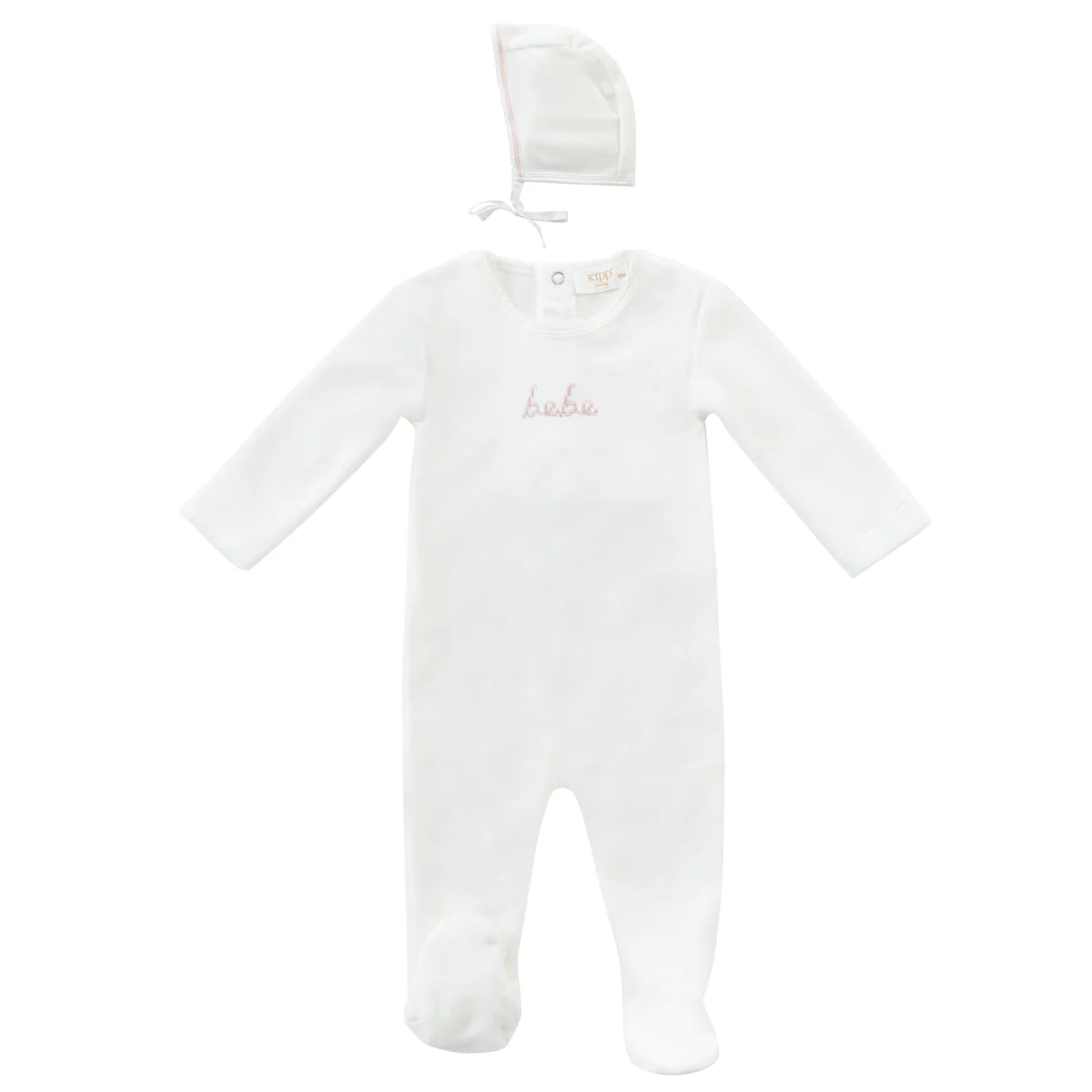 Kipp Bebe Romper and Bonnet - Pink