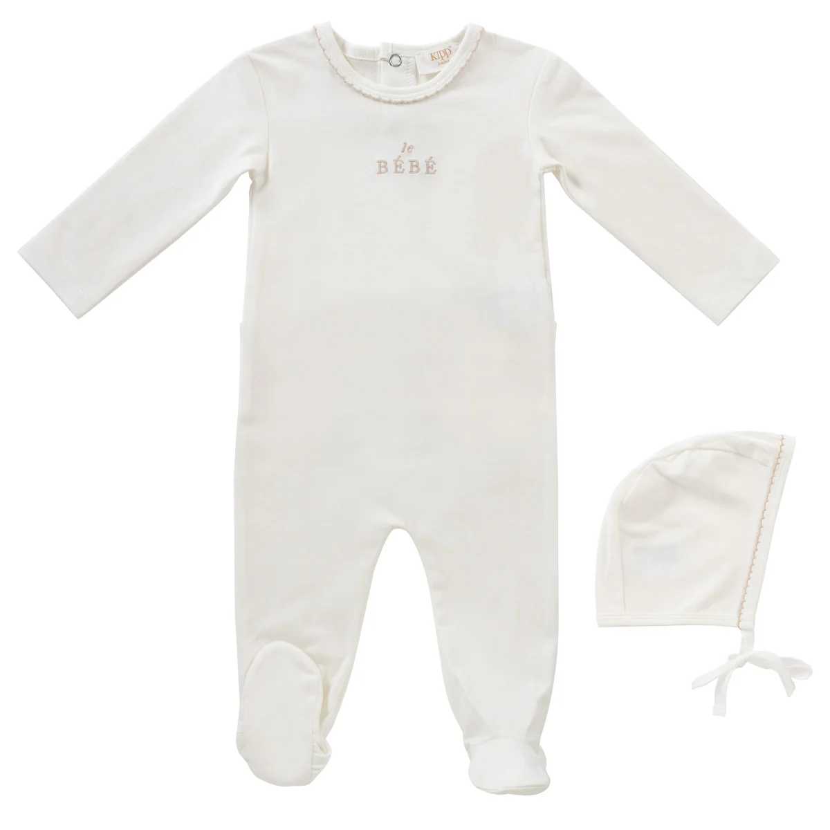 Kipp Bebe Romper & Bonnet Set - Pink