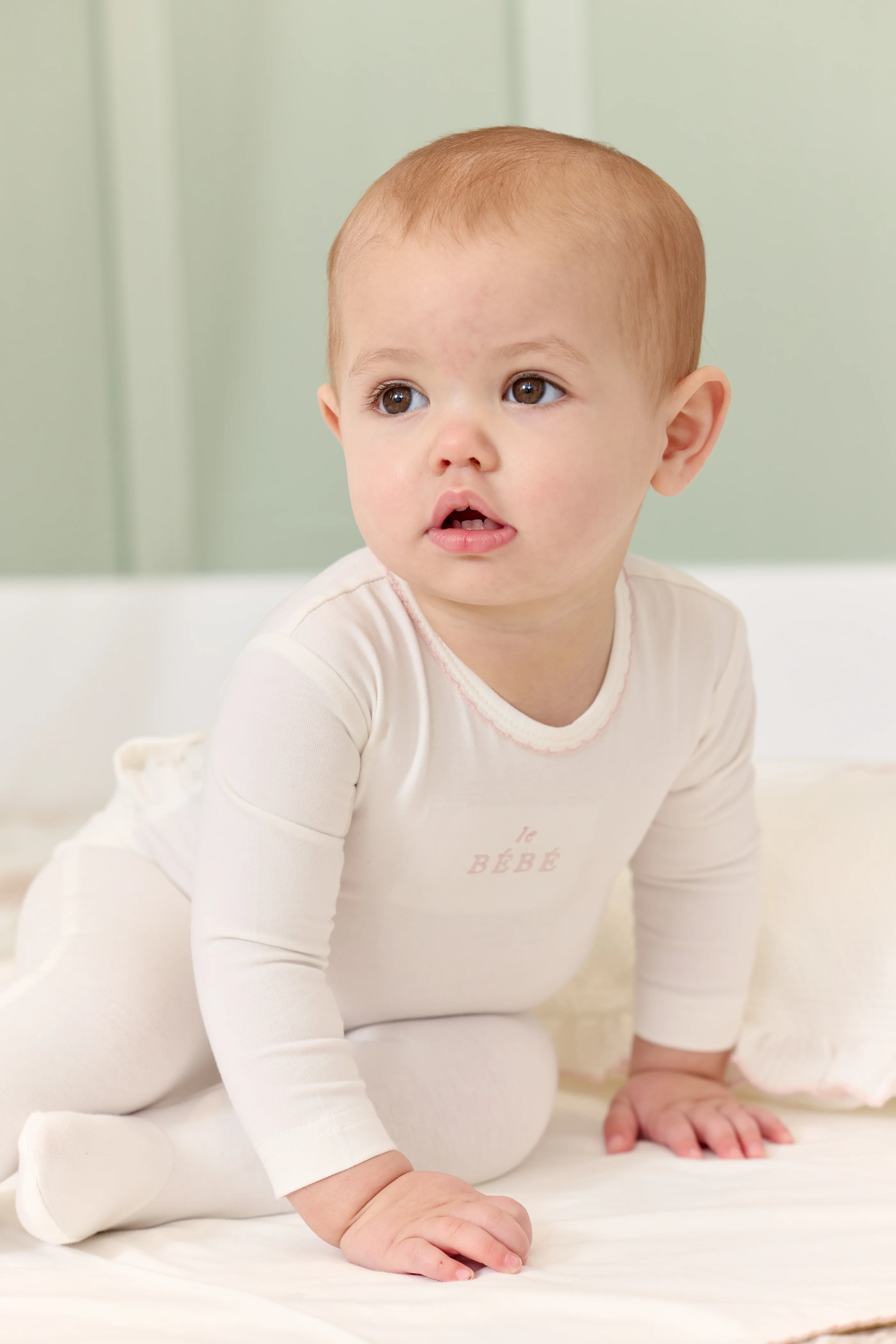 Kipp Bebe Romper & Bonnet Set - Pink - Image 2