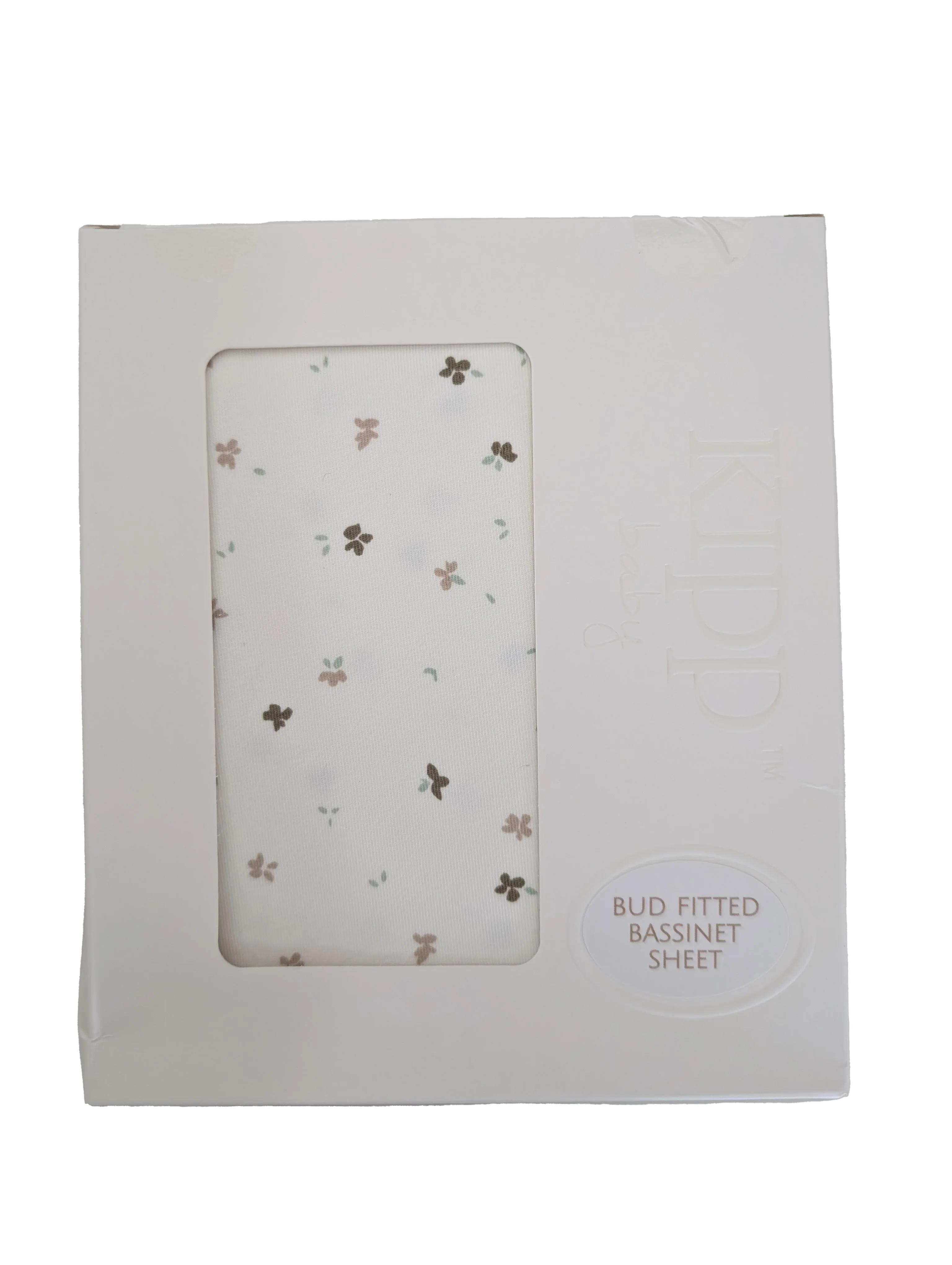 Kipp Bud Fitted Bassinet Sheet - Stone