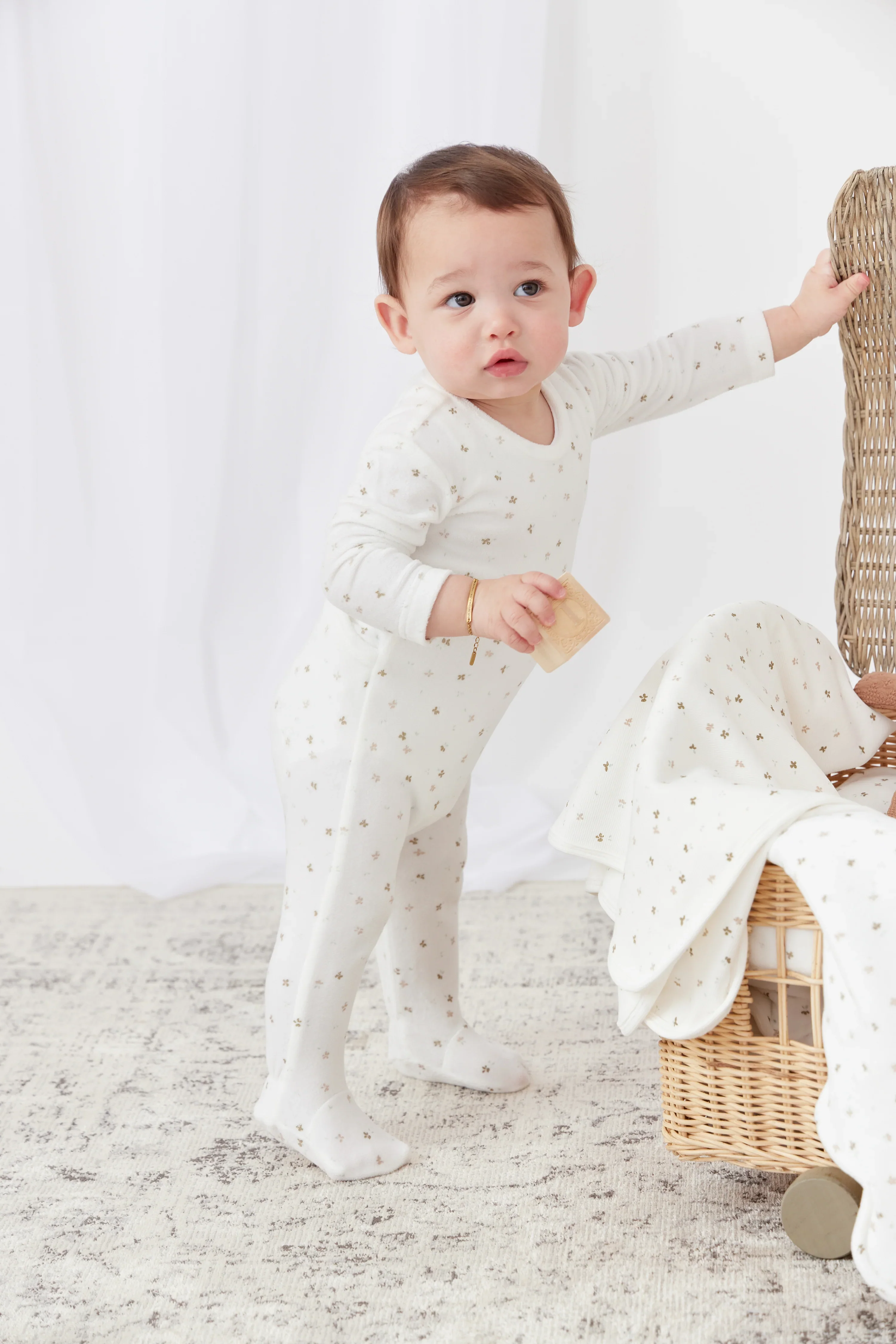 Kipp Bud 3PC Layette Set - Blue - Image 2
