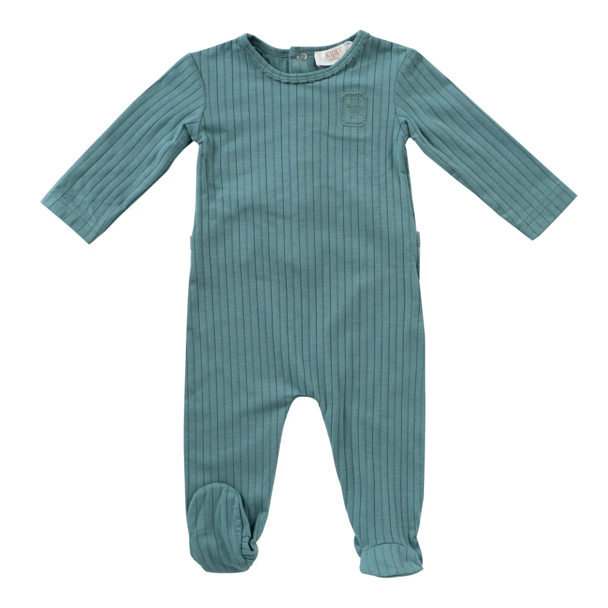 Kipp  Embroidered Rib Romper - Green
