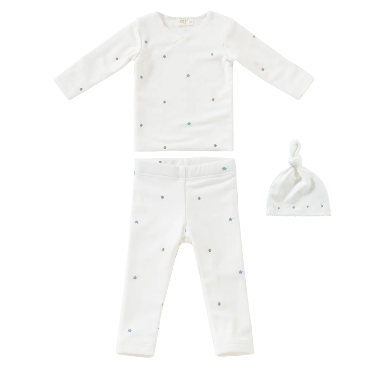 Kipp Fleece Star Romper Set - Sage