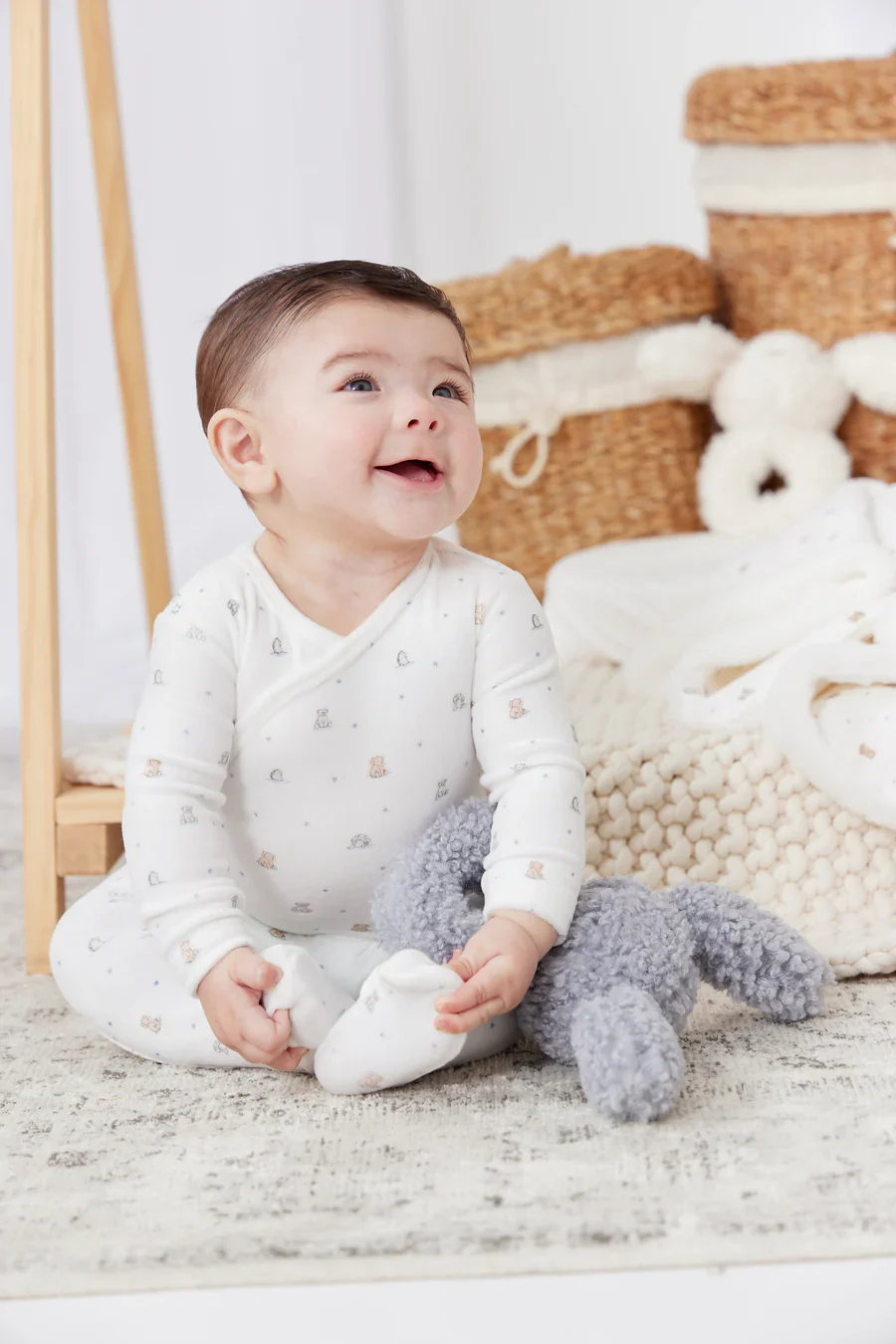 Kipp Furry Friends Star Romper & Hat - Blue - Image 3