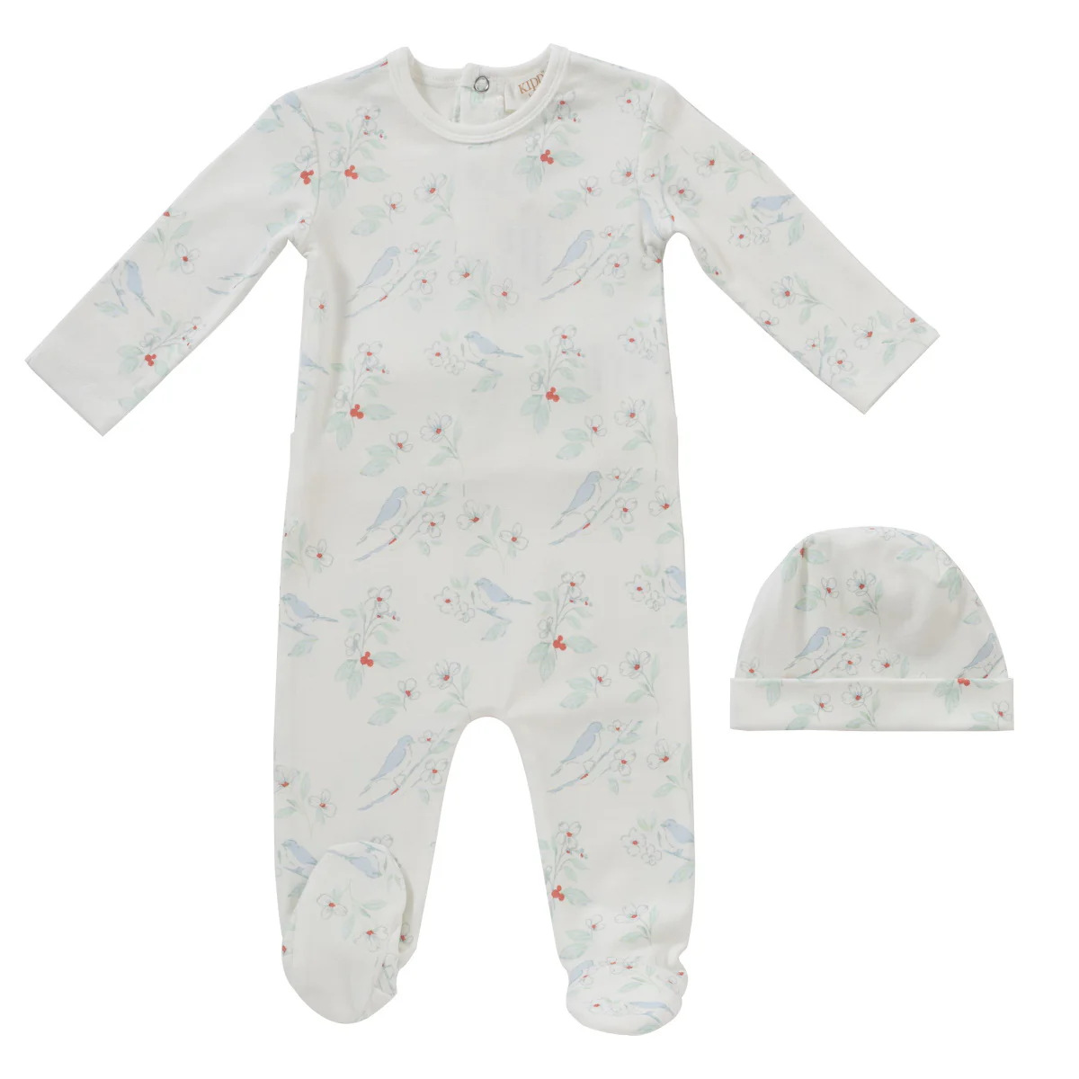 Kipp Nestling Romper & Beanie - Blue