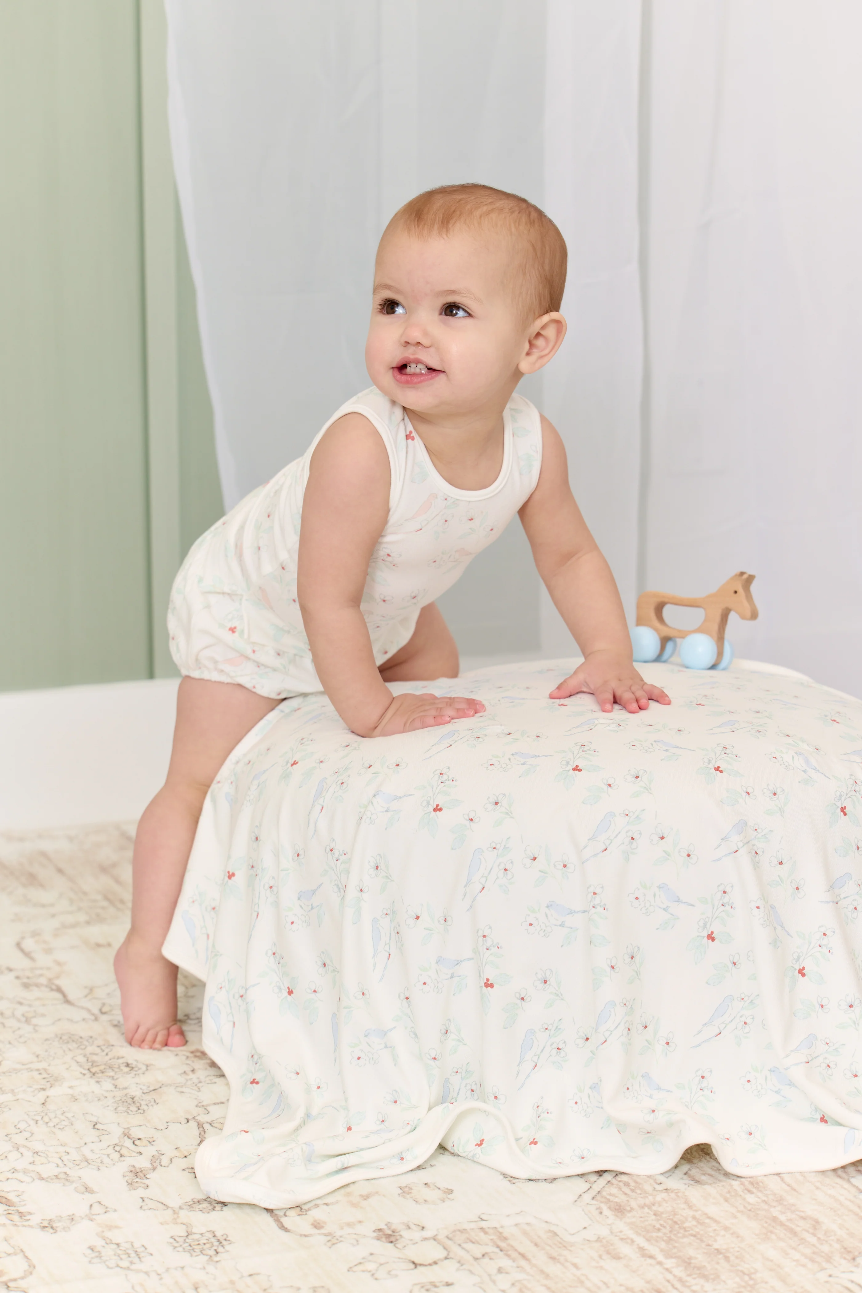 Kipp Nestling 3PC Layette Set - Blue - Image 2