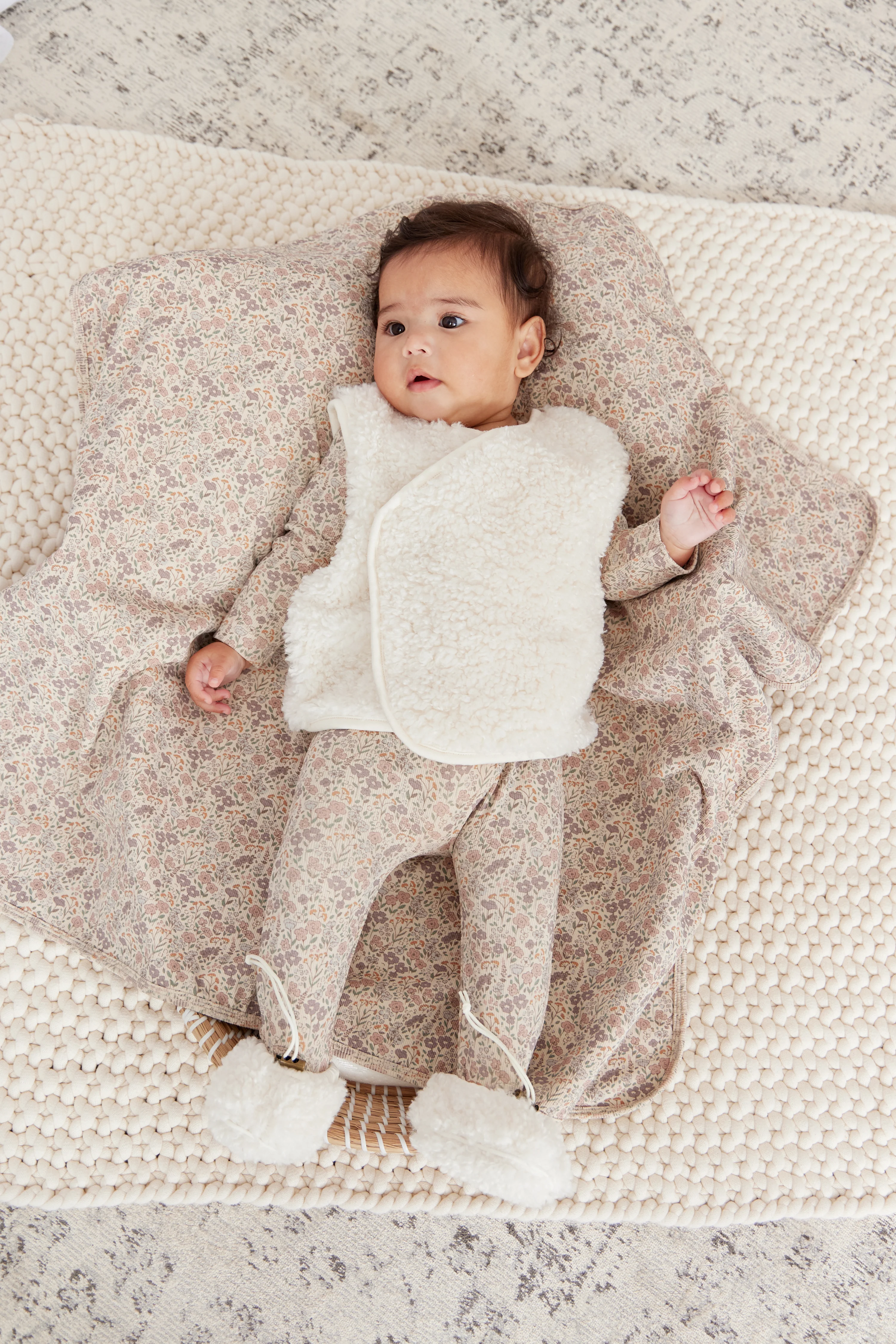 Kipp Sherpa Booties - White - Image 2