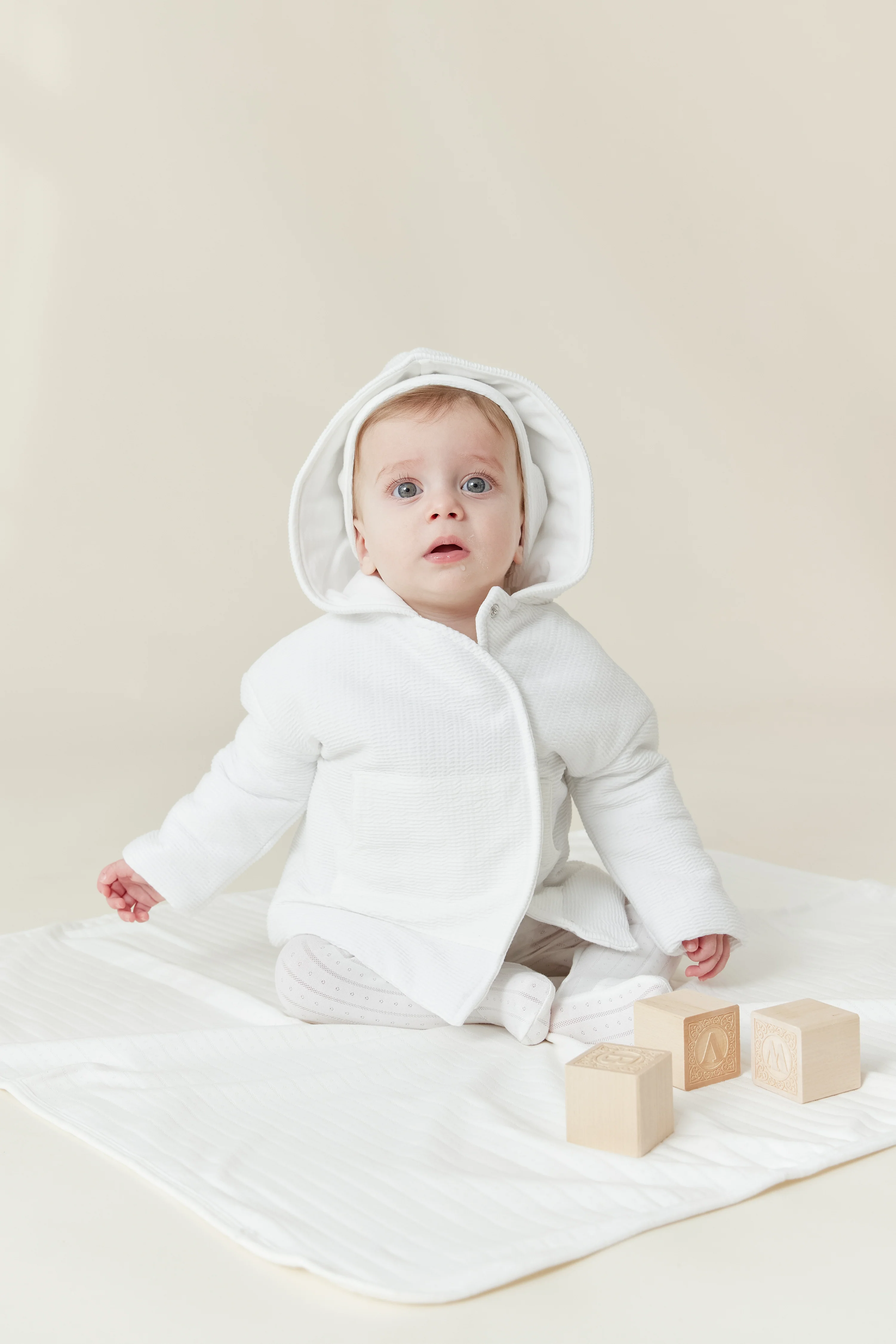 Kipp Textured Cotton Jacket - White - Image 3