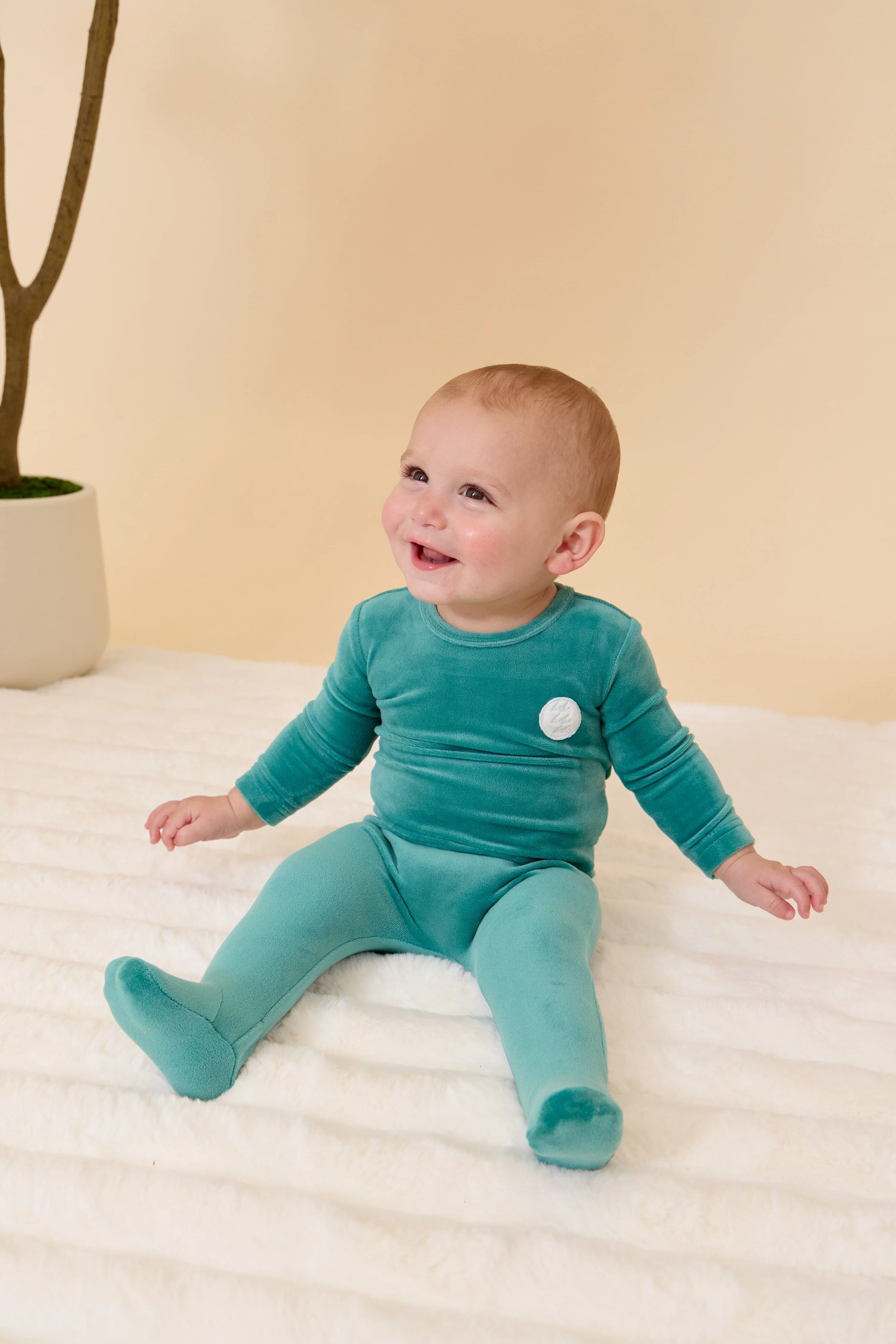 Kipp Trio Bebe Footie - Green - Image 2