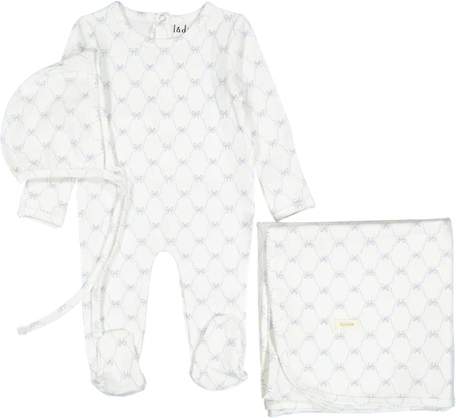 Ladida Blue Bow 3PC Set