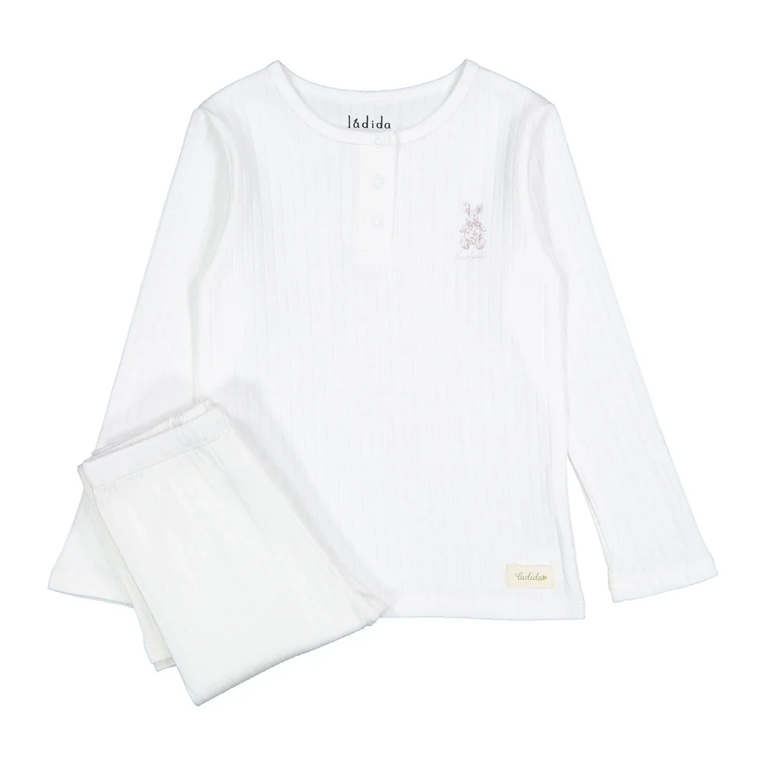 Ladida Cotton Bunny Pajamas - Rose