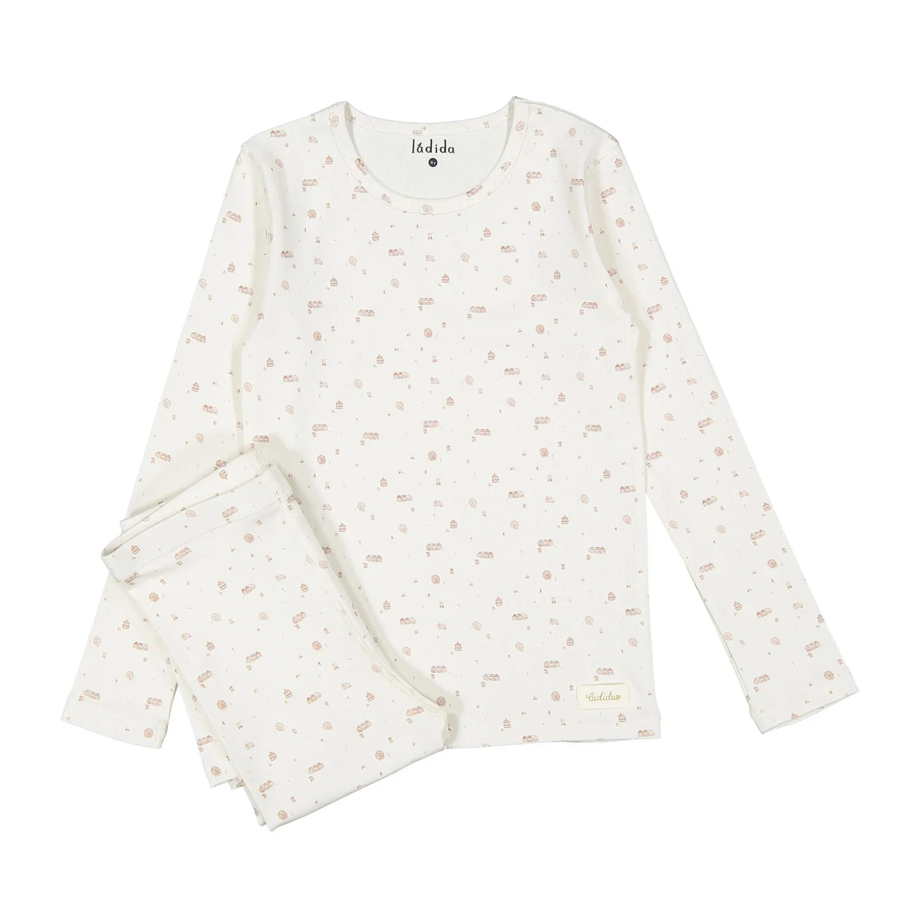 Ladida Ribbed Park Pajamas - Caramel