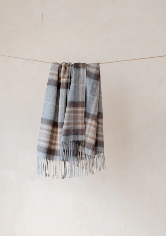 Little TBCO Lambswool Baby Blanket - Mackellar Tartan - Image 2