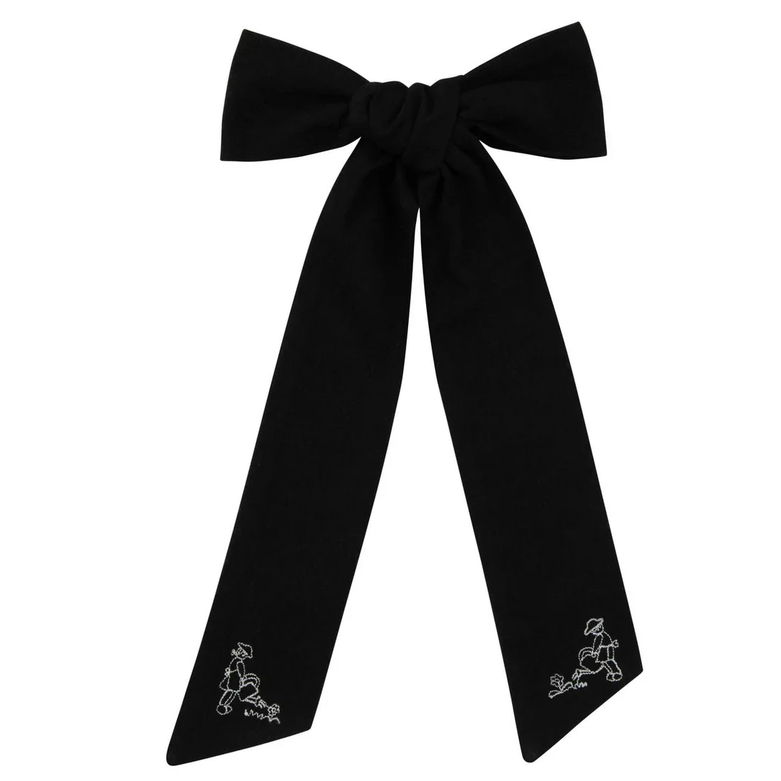 Le Enfant Garden Bow Large - Black