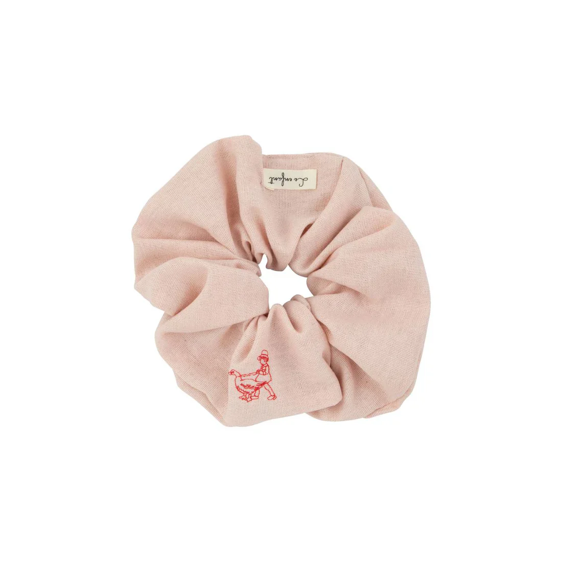 Le Enfant Garden Scrunchie - Pink