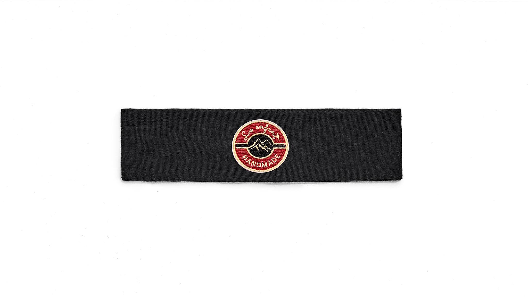 Le Enfant Round Logo Sweatband - Black
