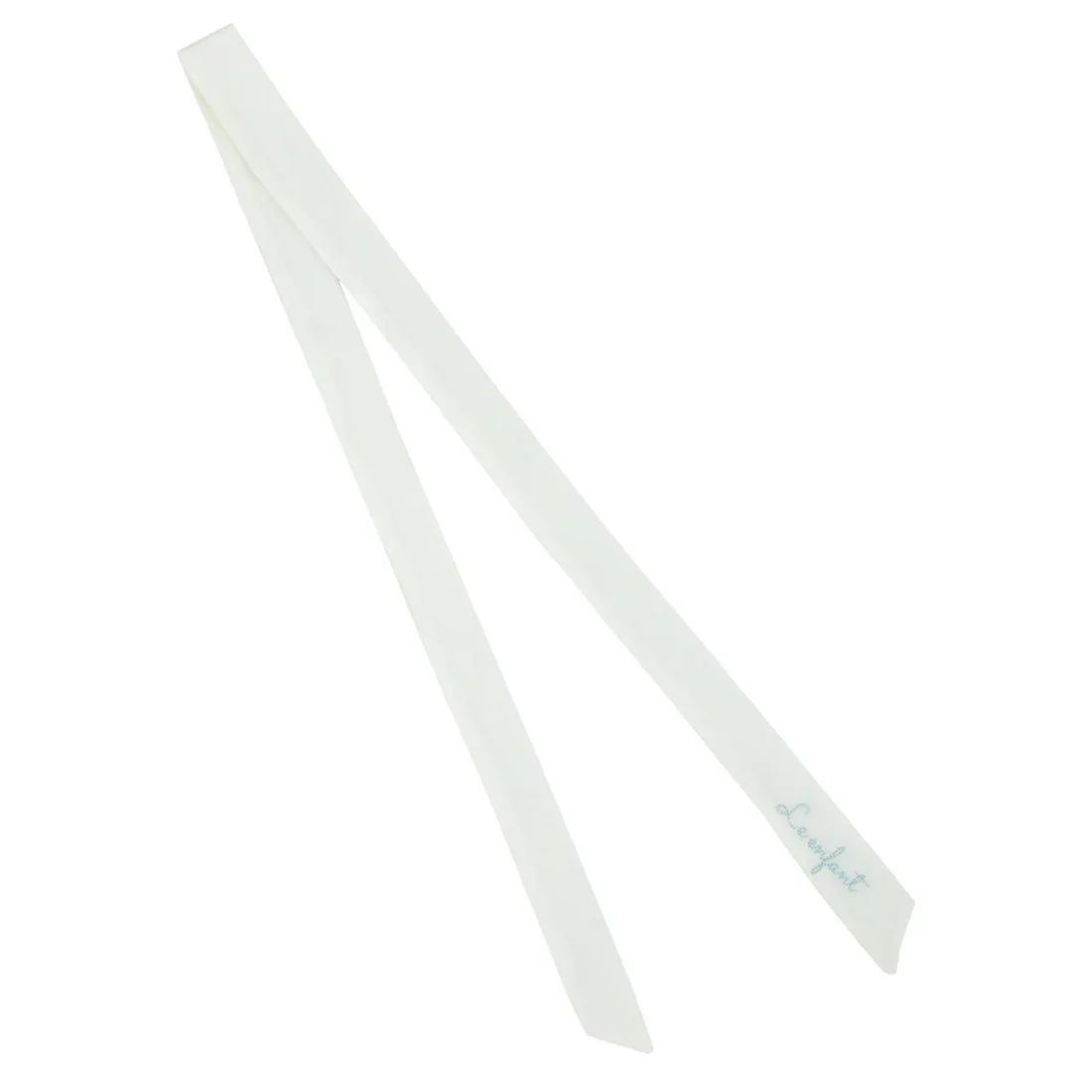 Le Enfant Stitched Ribbon - White
