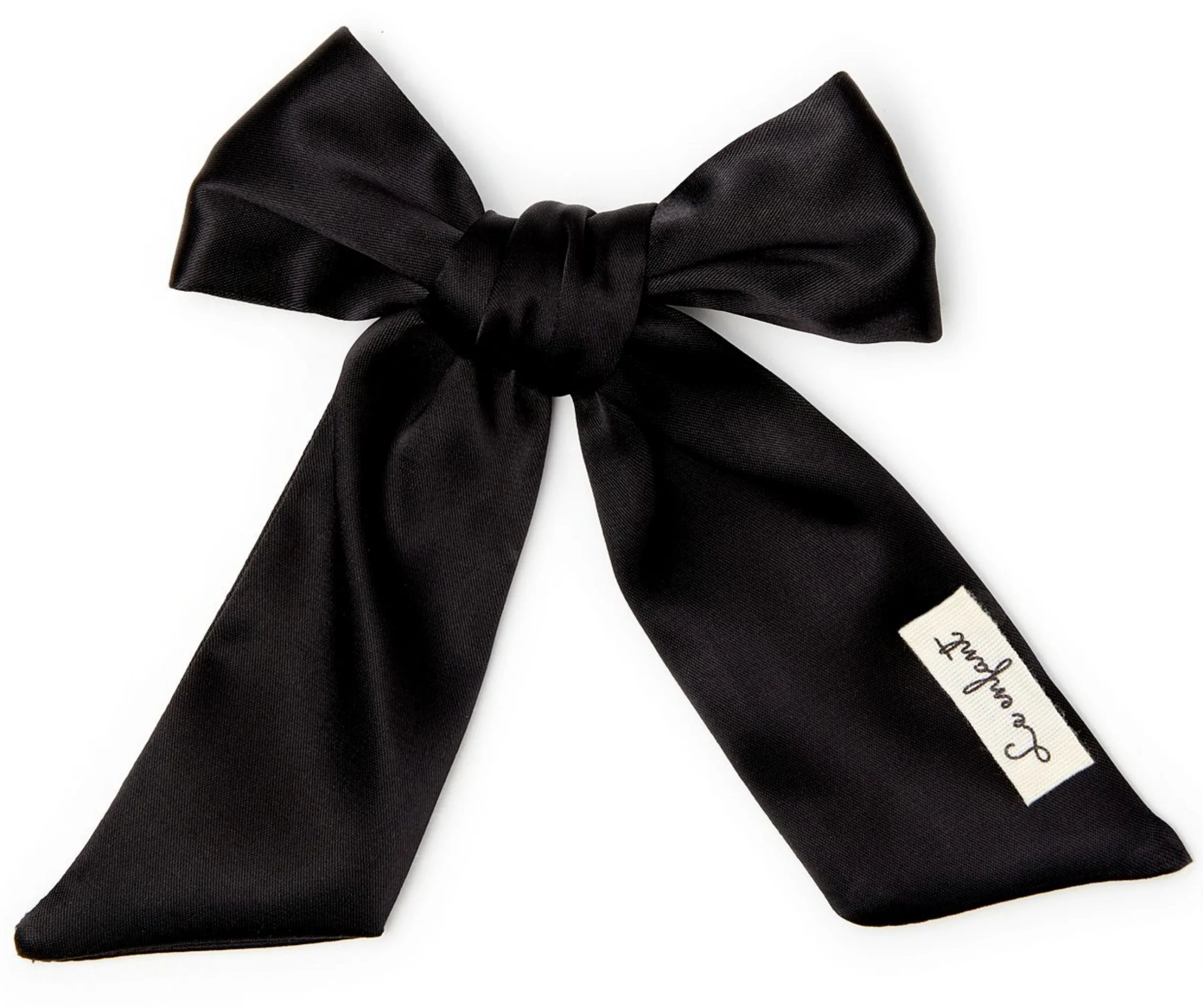 Le Enfant Vintage Viscose SMALL Bow Black