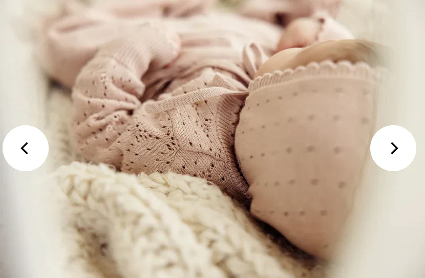 Lil Leg Dotted Knit Footie 4PC Layette Set - Pink - Image 2