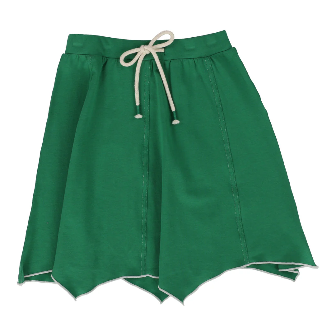 Lil Legs Asymmetrical Skirt - Green
