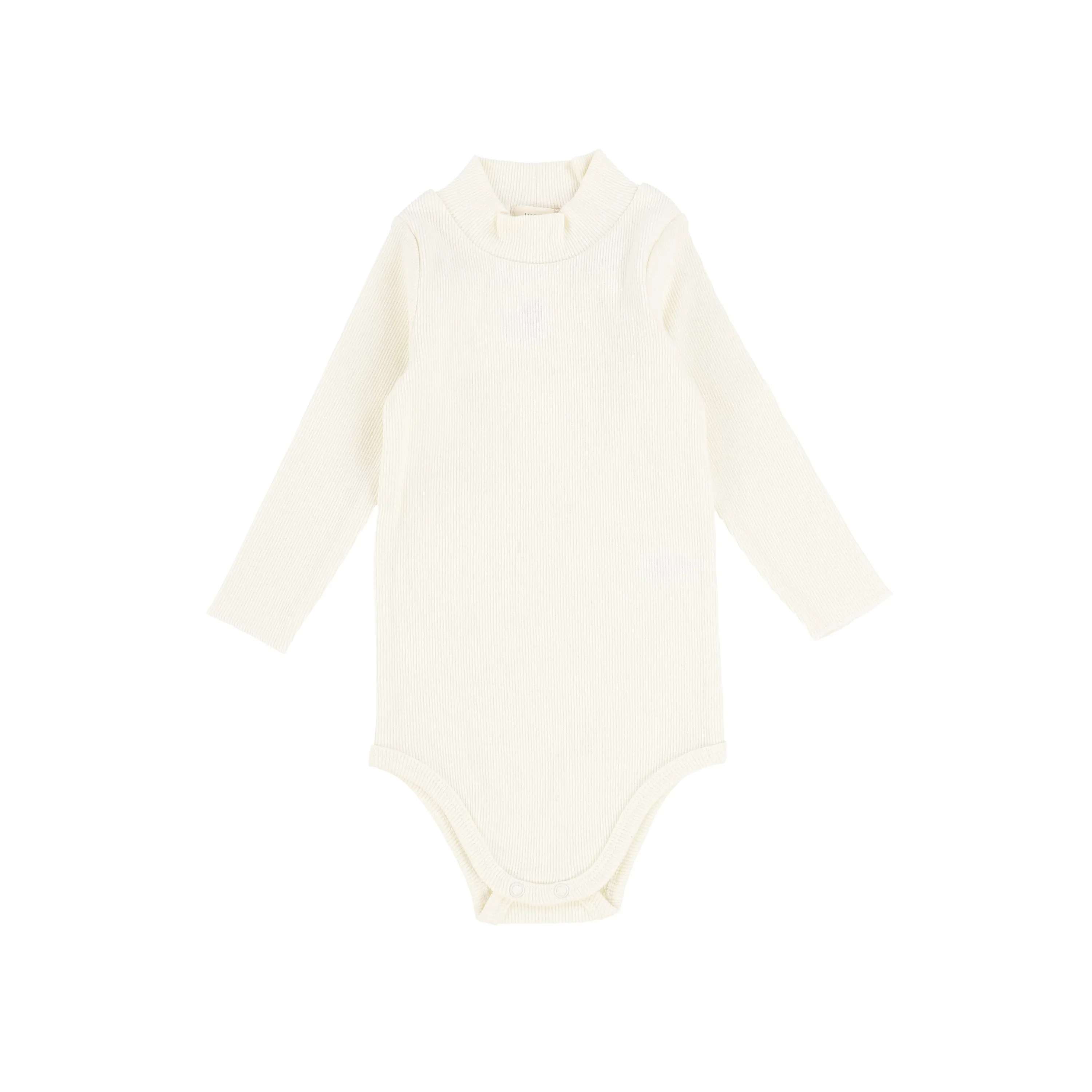 Lil legs Bamboo Mock Neck Onesie - Off White