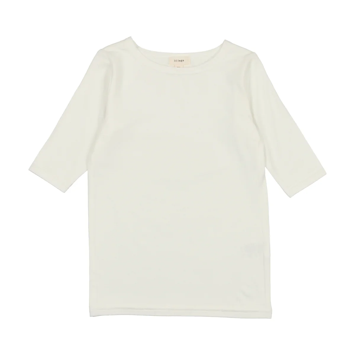 Lil Legs Bamboo Tee Three Quarter Sleeve - Winter White