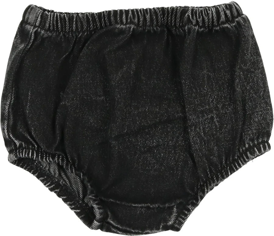 Lil Legs Basic Bloomers - Black Wash