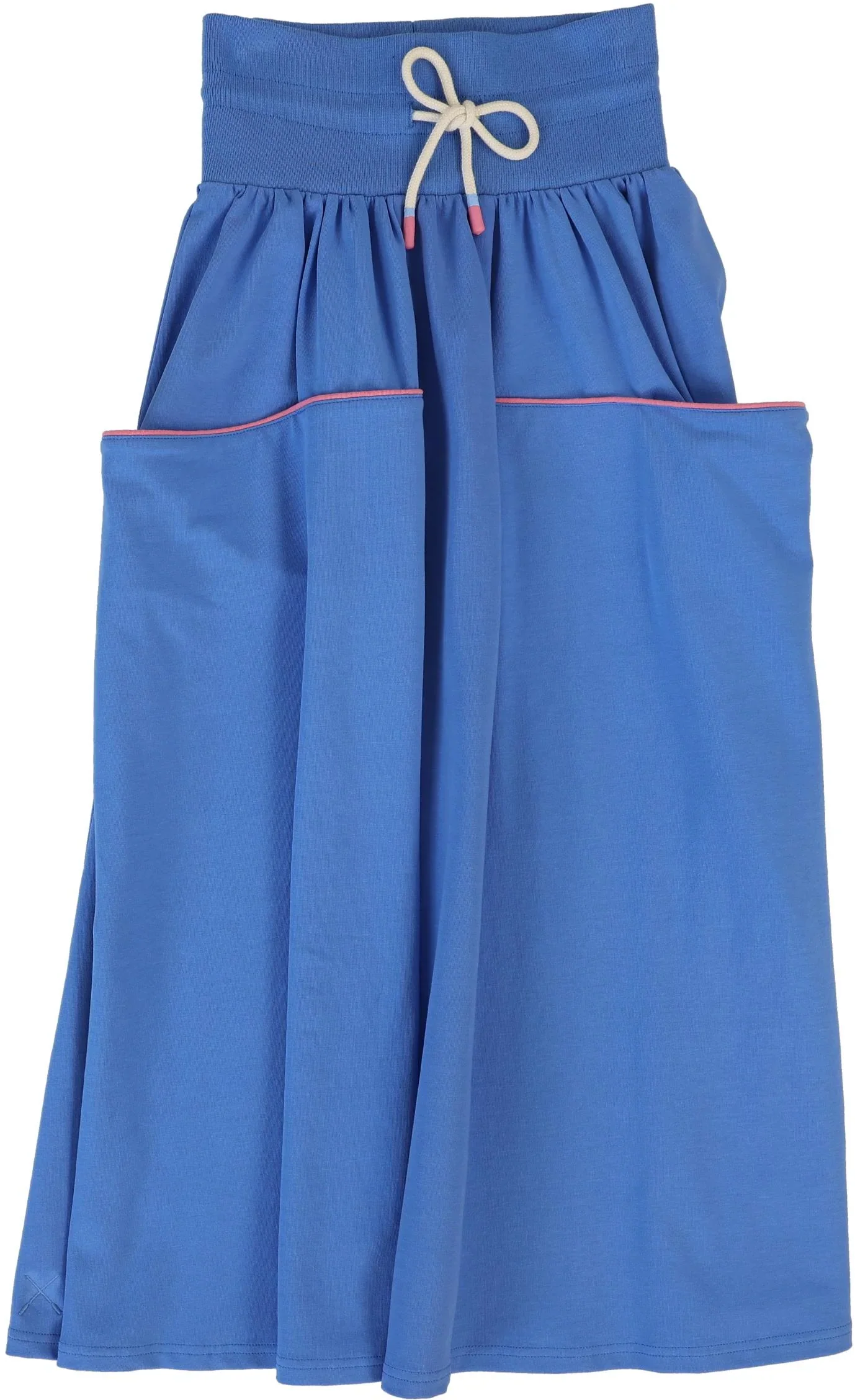 Lil Legs Boating Crew Maxi Skirt - Fresh Blue