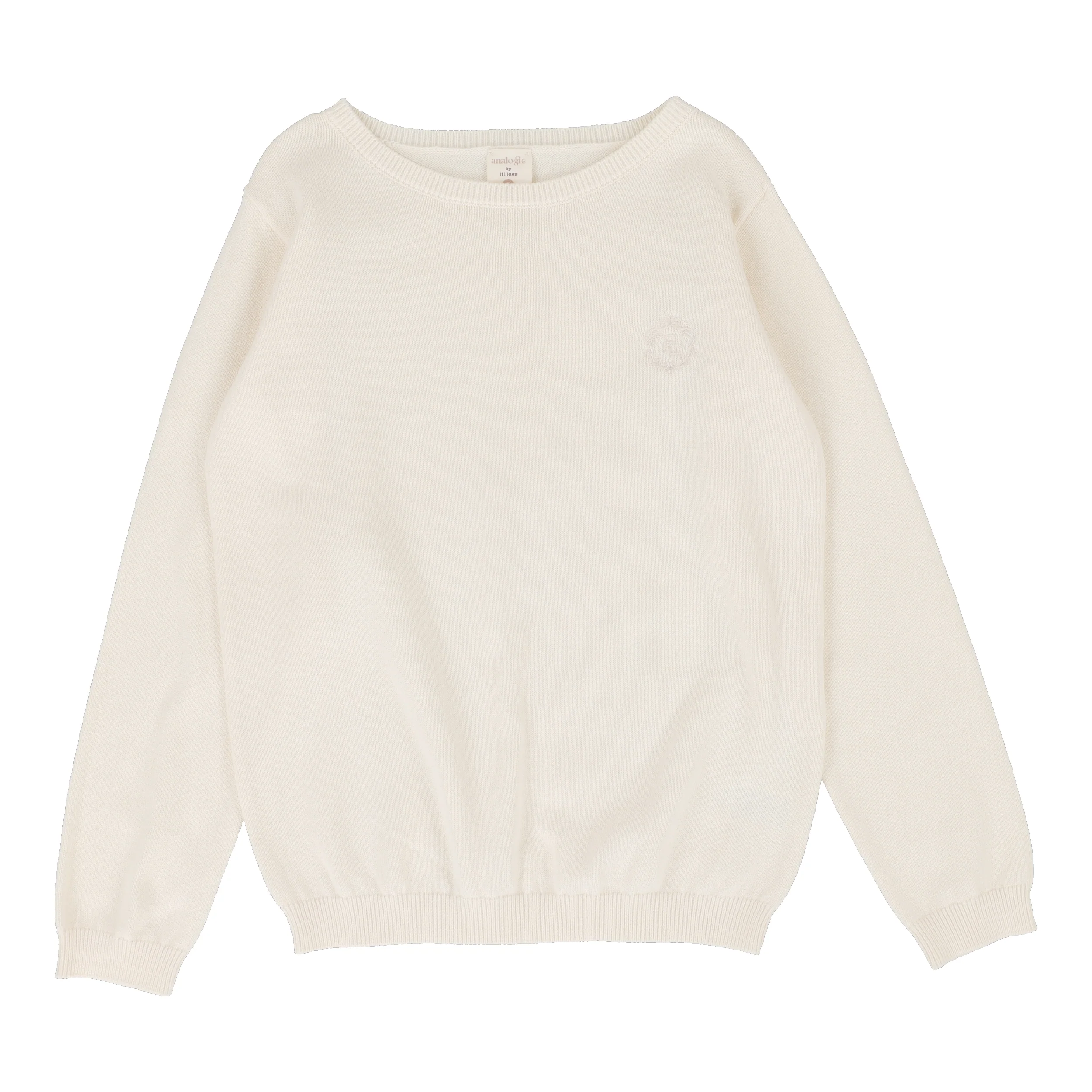 Lil Legs Boys Crewneck Sweater - Ivory