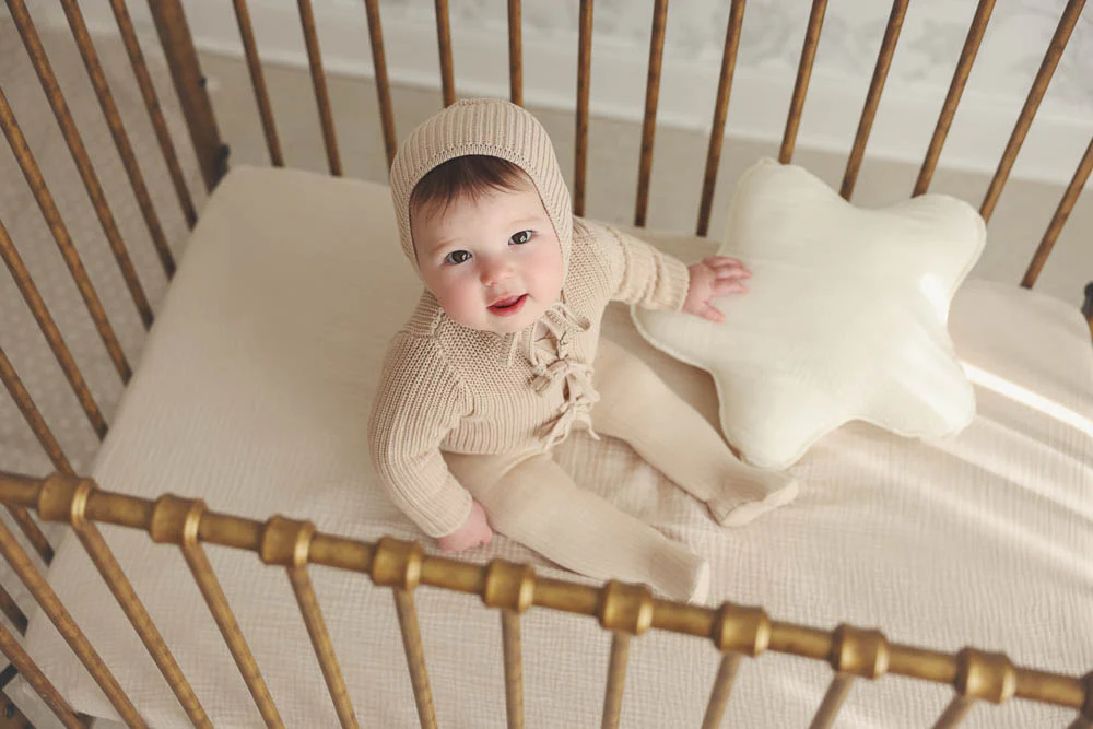 Lil Legs Chunky Knit Shrug Petal - Image 2