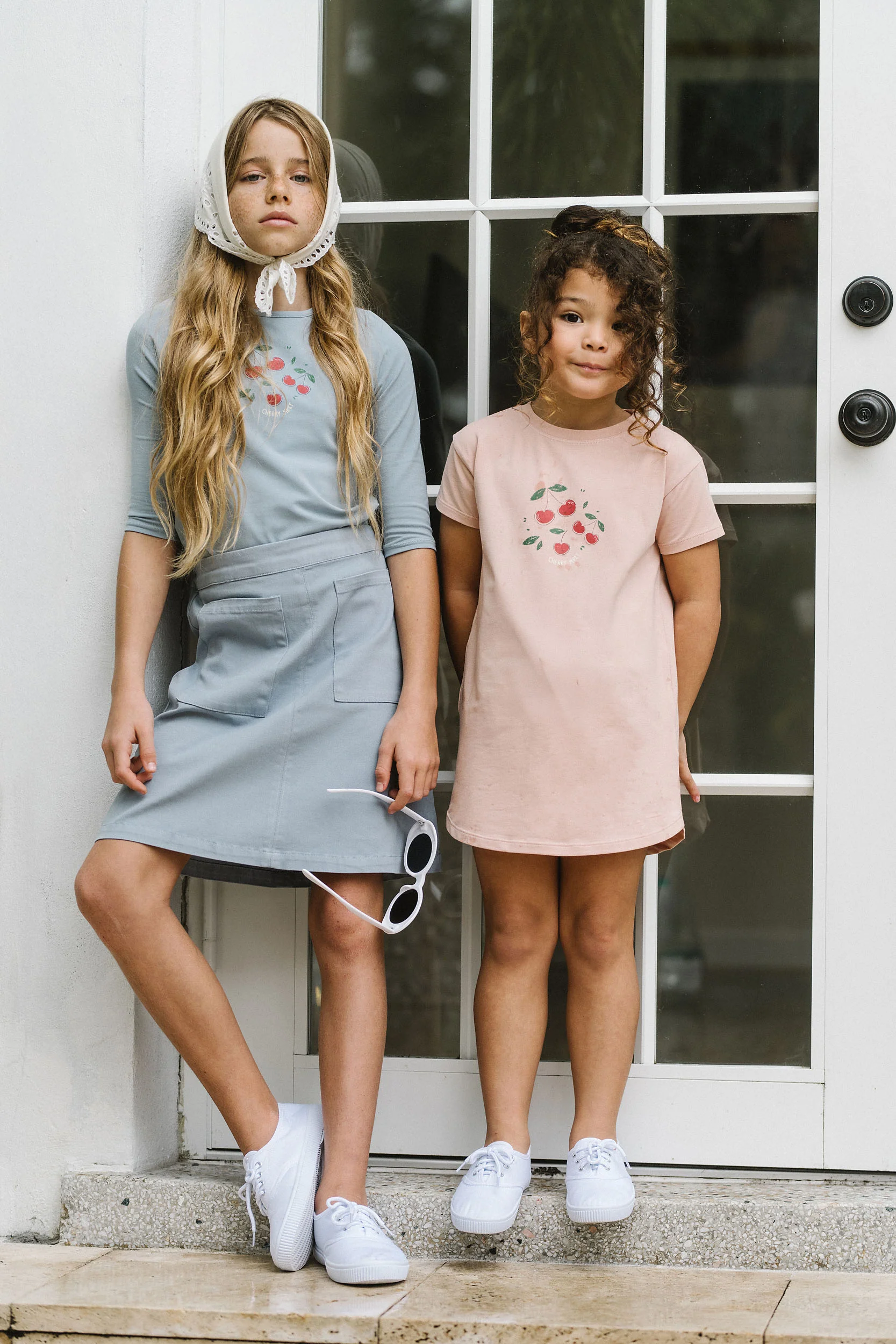 Lil Legs Common Folk Tee - Blue (3/4 Sleeve) - Image 3