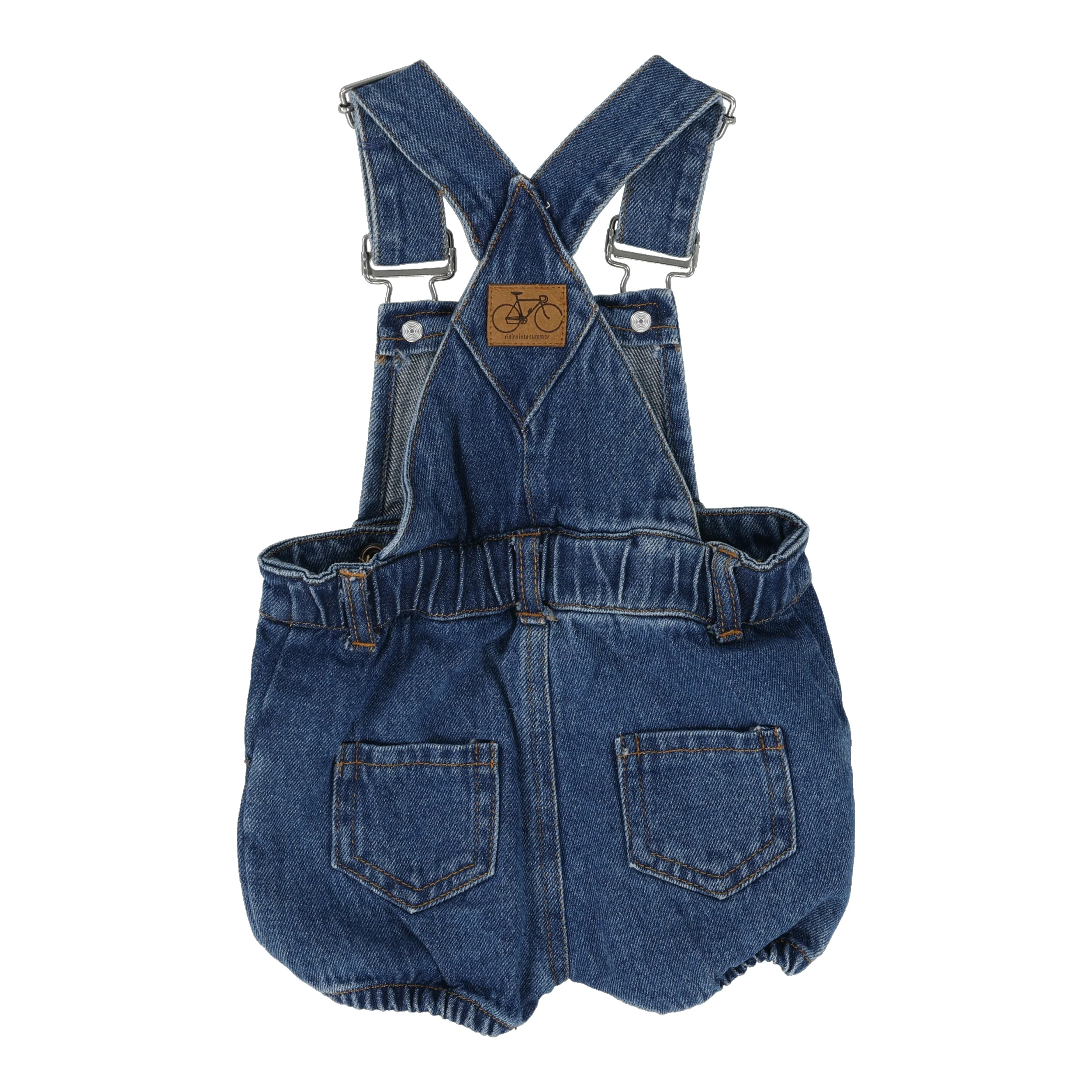 Lil Legs Bicycle Overalls - Blue - Image 2