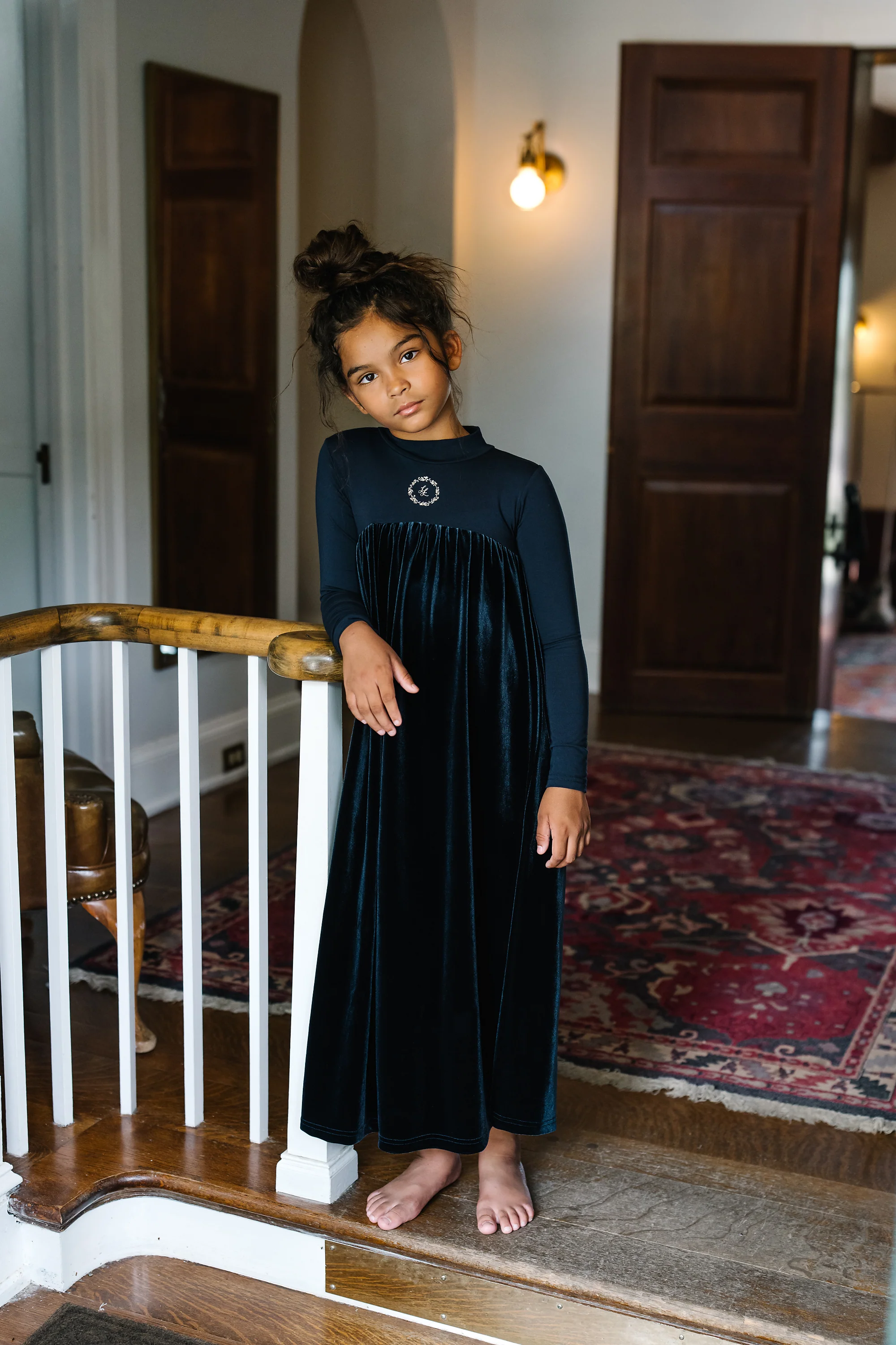 Lil Legs Emblem Maxi - Navy - Image 3