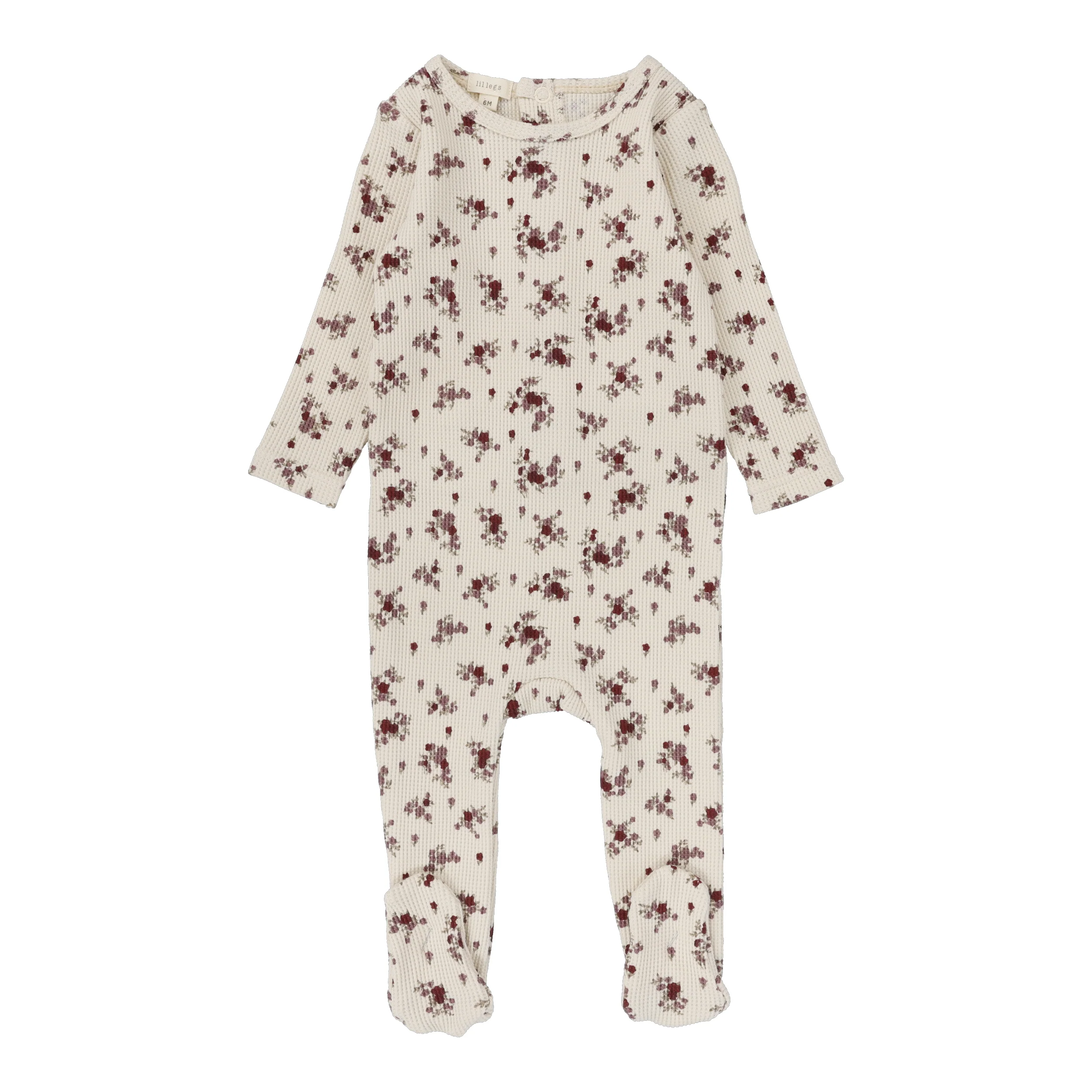Lil Legs Floral Cluster Footie