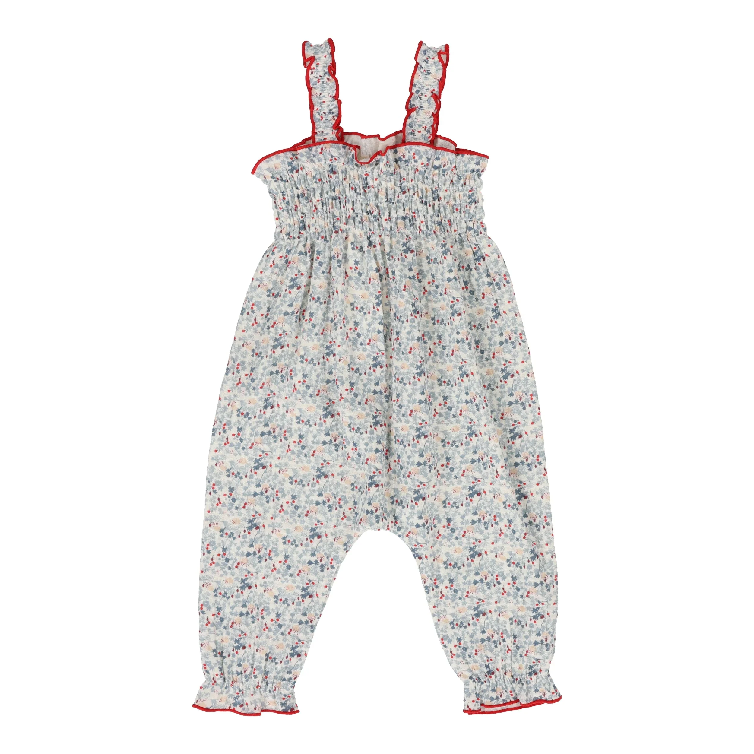 Lil Legs Long Bubble Romper - Floral