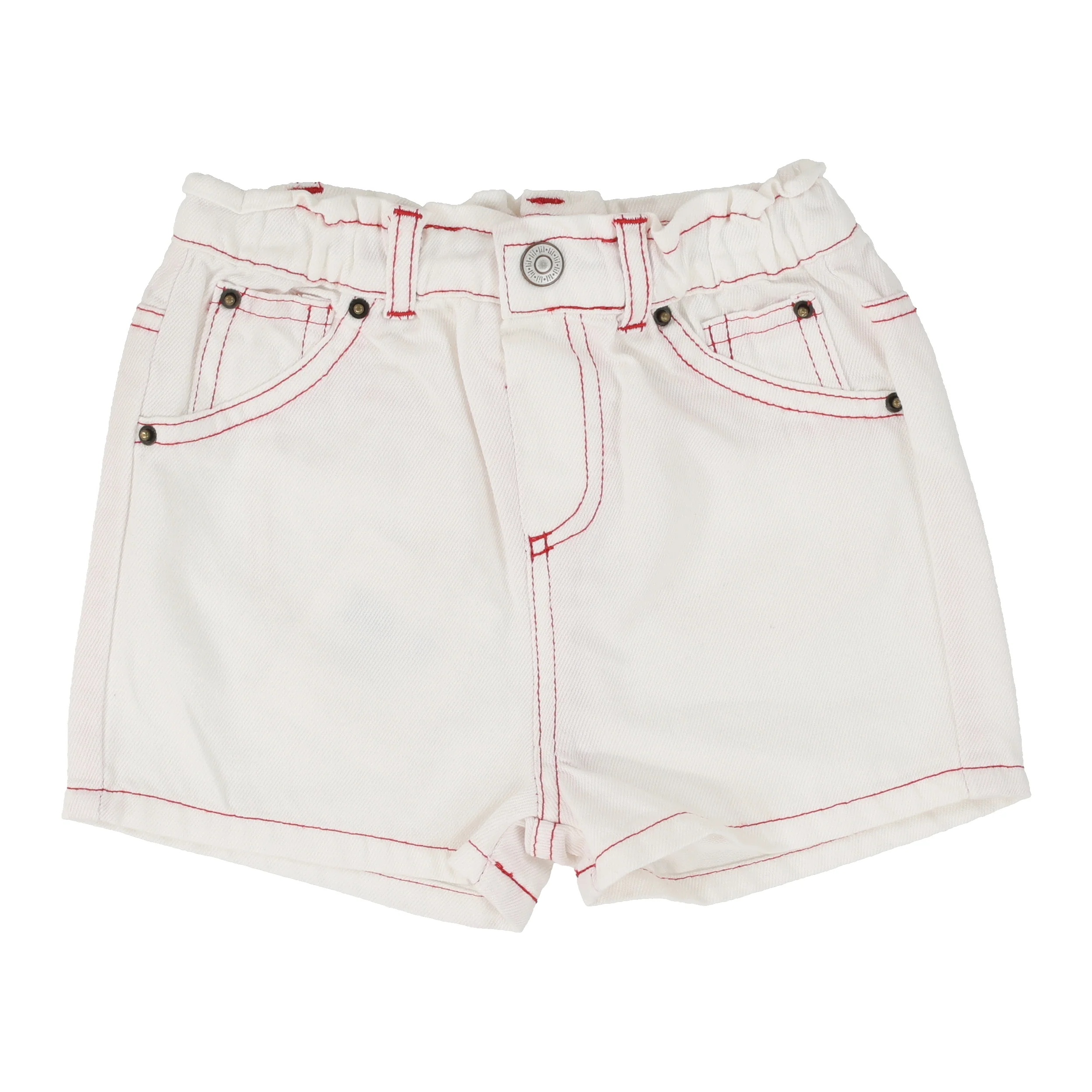 Lil Legs Girls Shorts - White