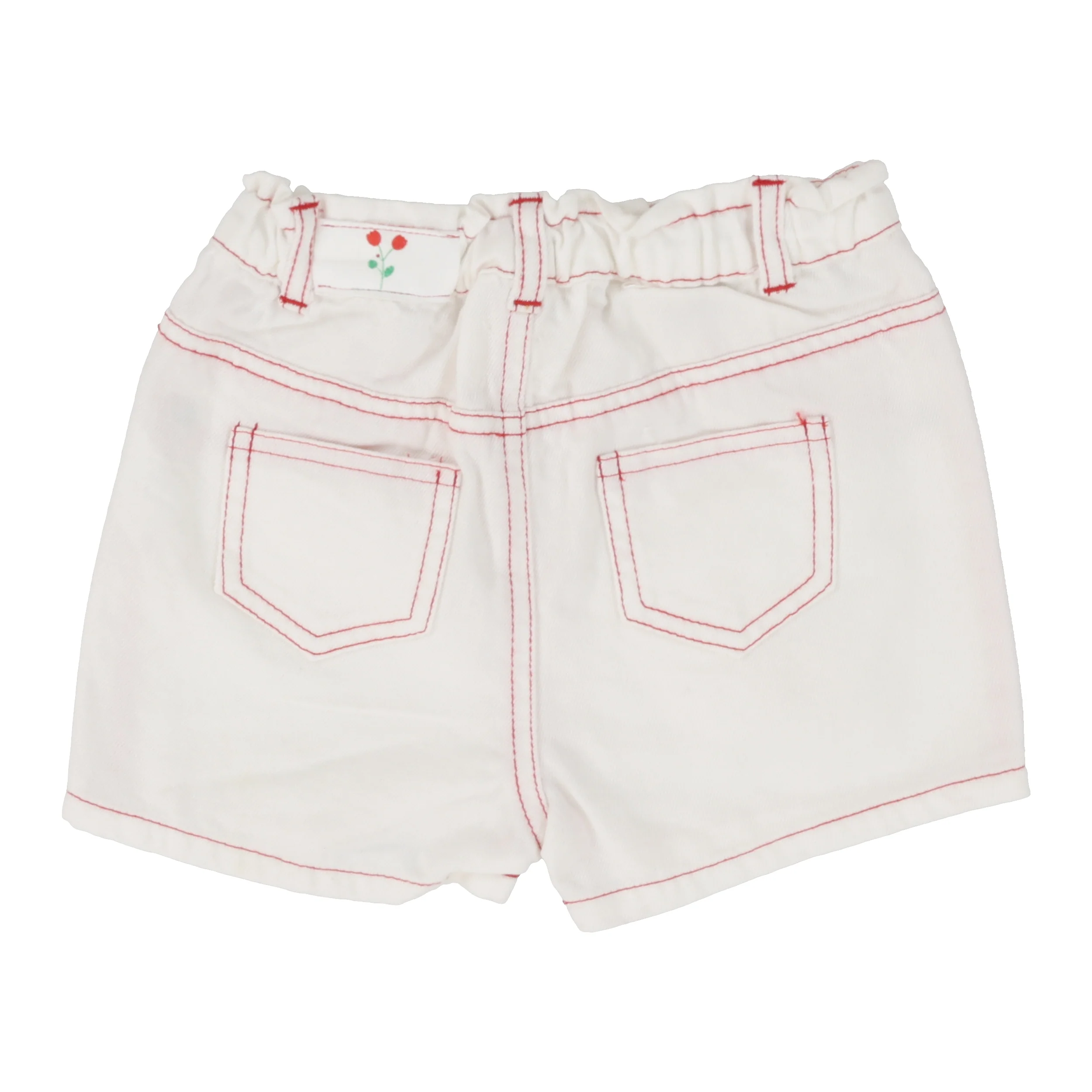 Lil Legs Girls Shorts - White - Image 2