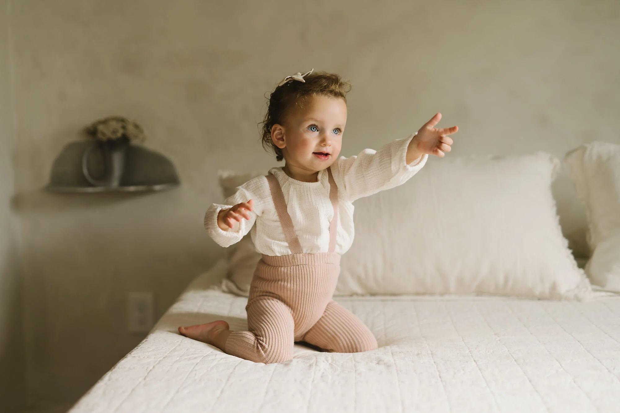 Lil Legs Knit Leggings Set - Pink - Image 2