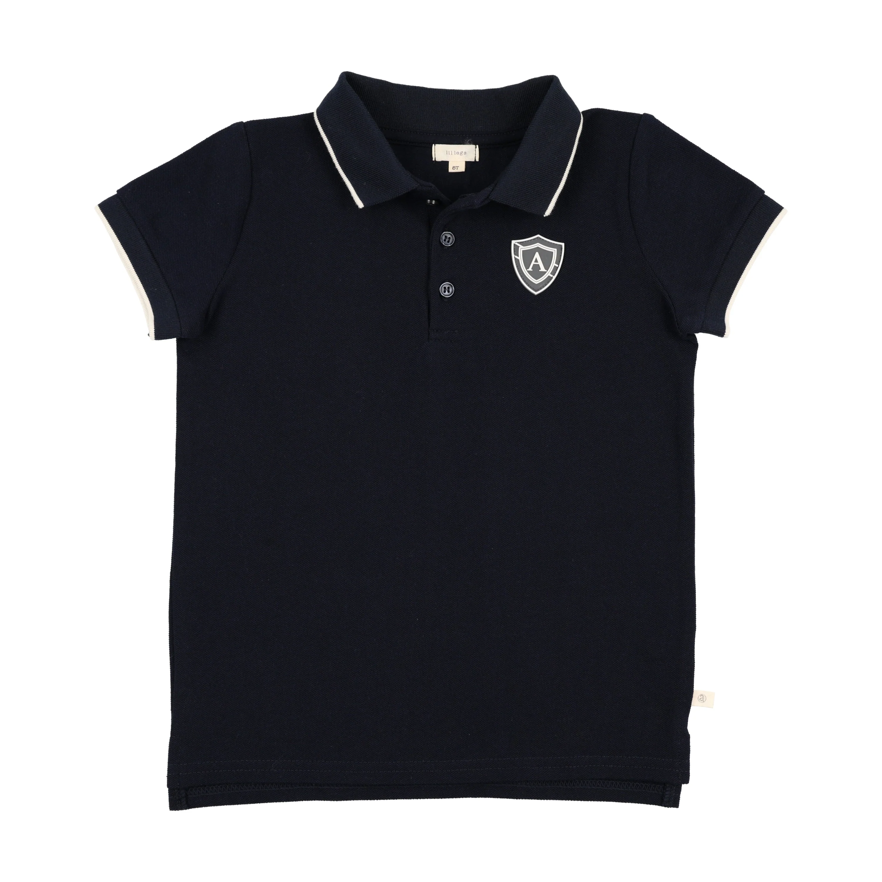 Lil Legs Logo Polo - Navy (Short Sleeve)