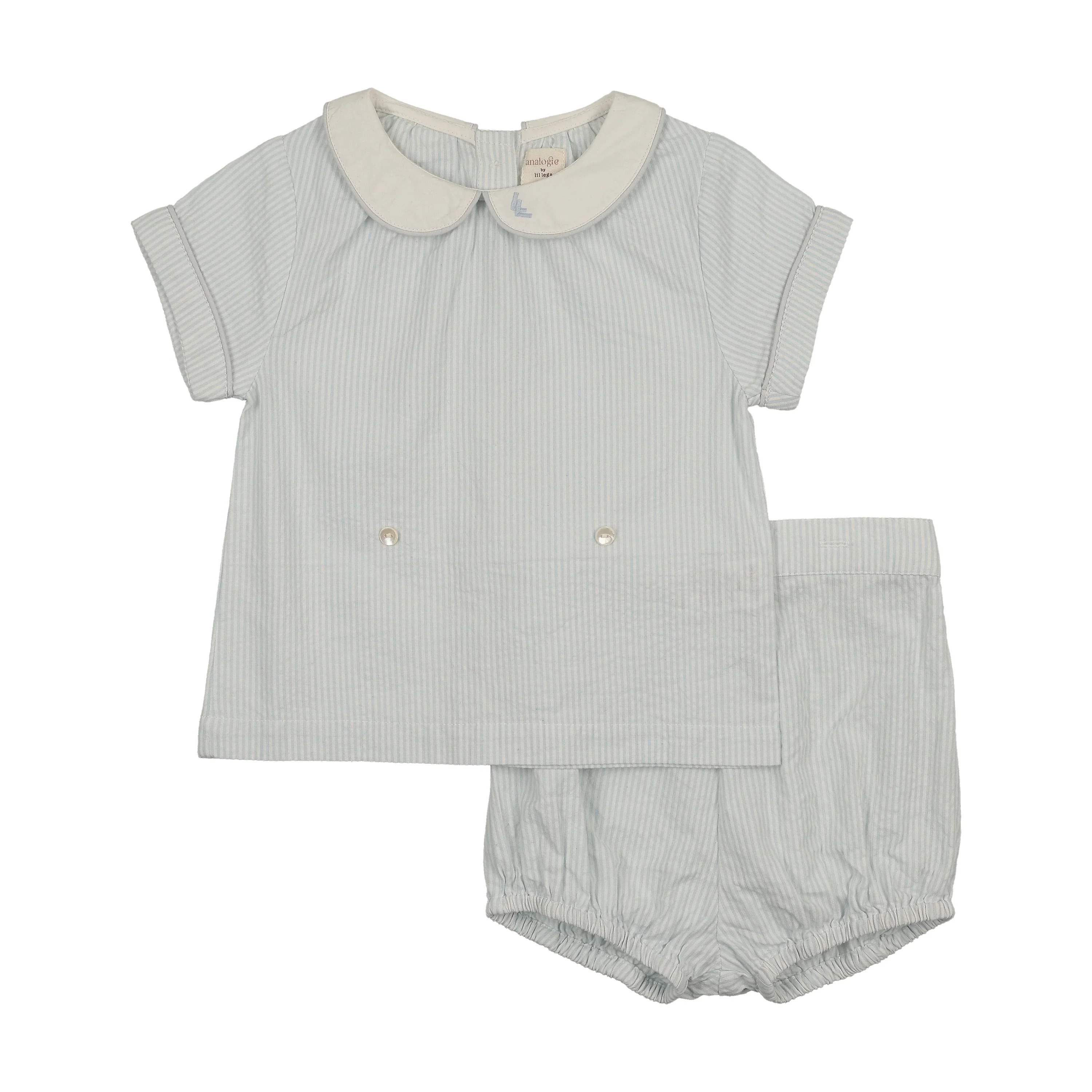 Lil Legs Mountain Meadows Toddler Set - Clear Blue - Image 2