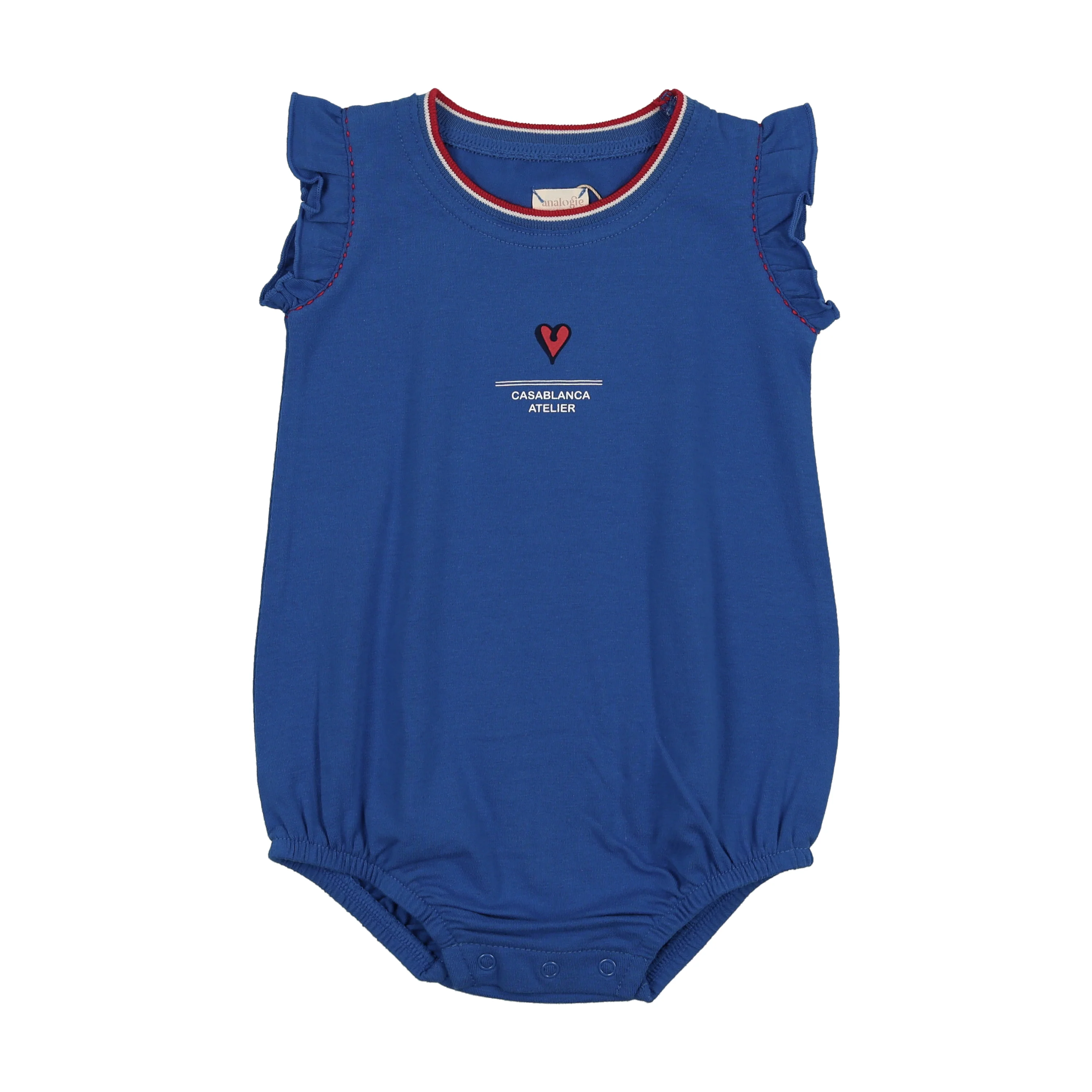 Lil Legs Outer Field Girls Romper - Electric Blue