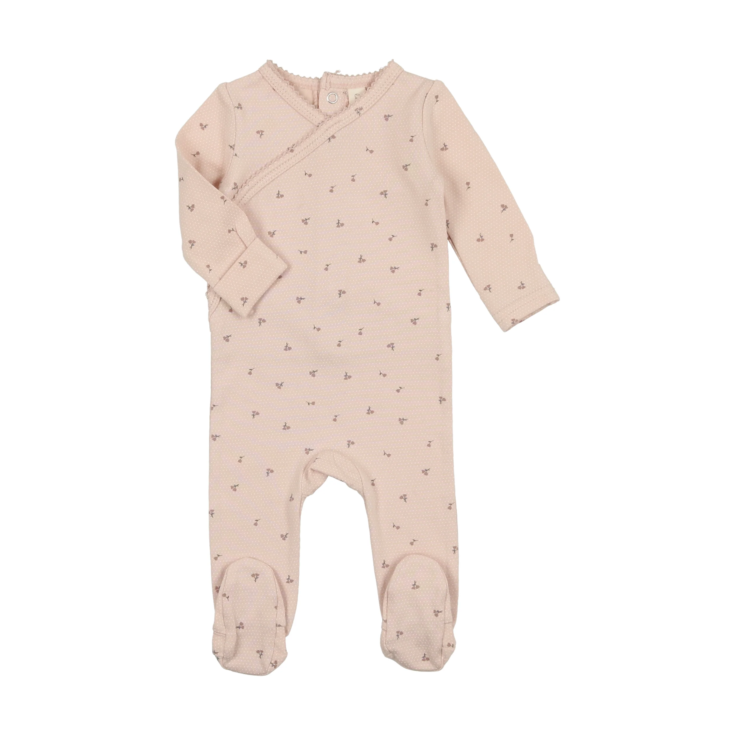 Lil Legs Printed Wrapover Footie Florette - Image 2