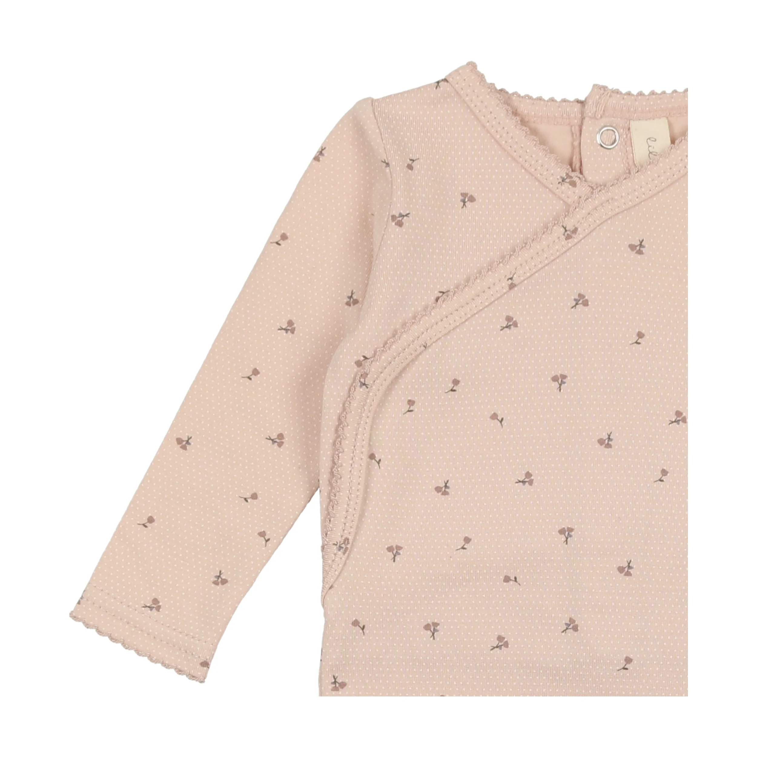 Lil Legs Printed Wrapover Footie Florette - Image 3