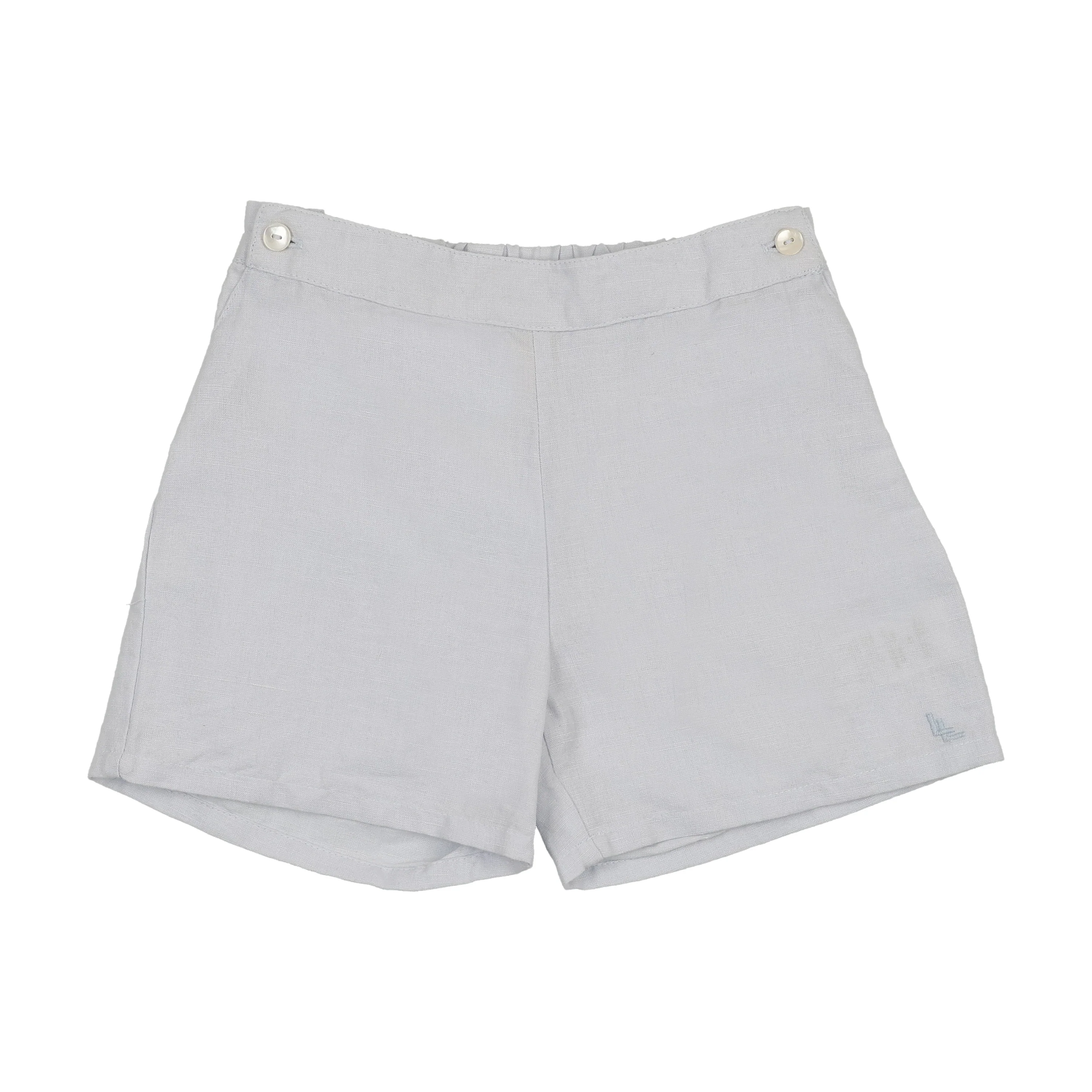 Lil Legs Solid Shorts - Clear Blue