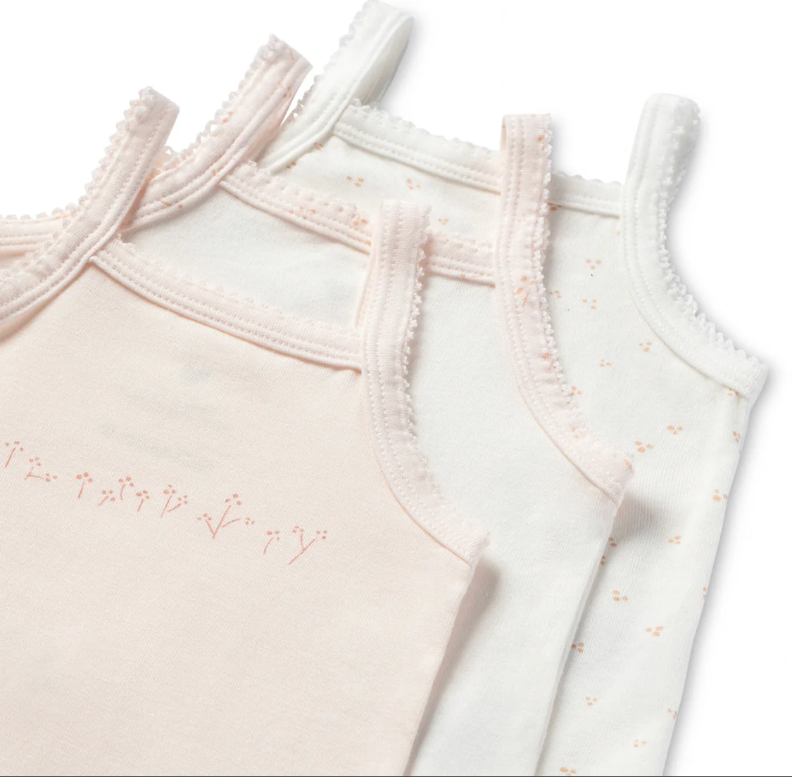 Lilette Spaghetti Strap Colored Undershirts - Girls