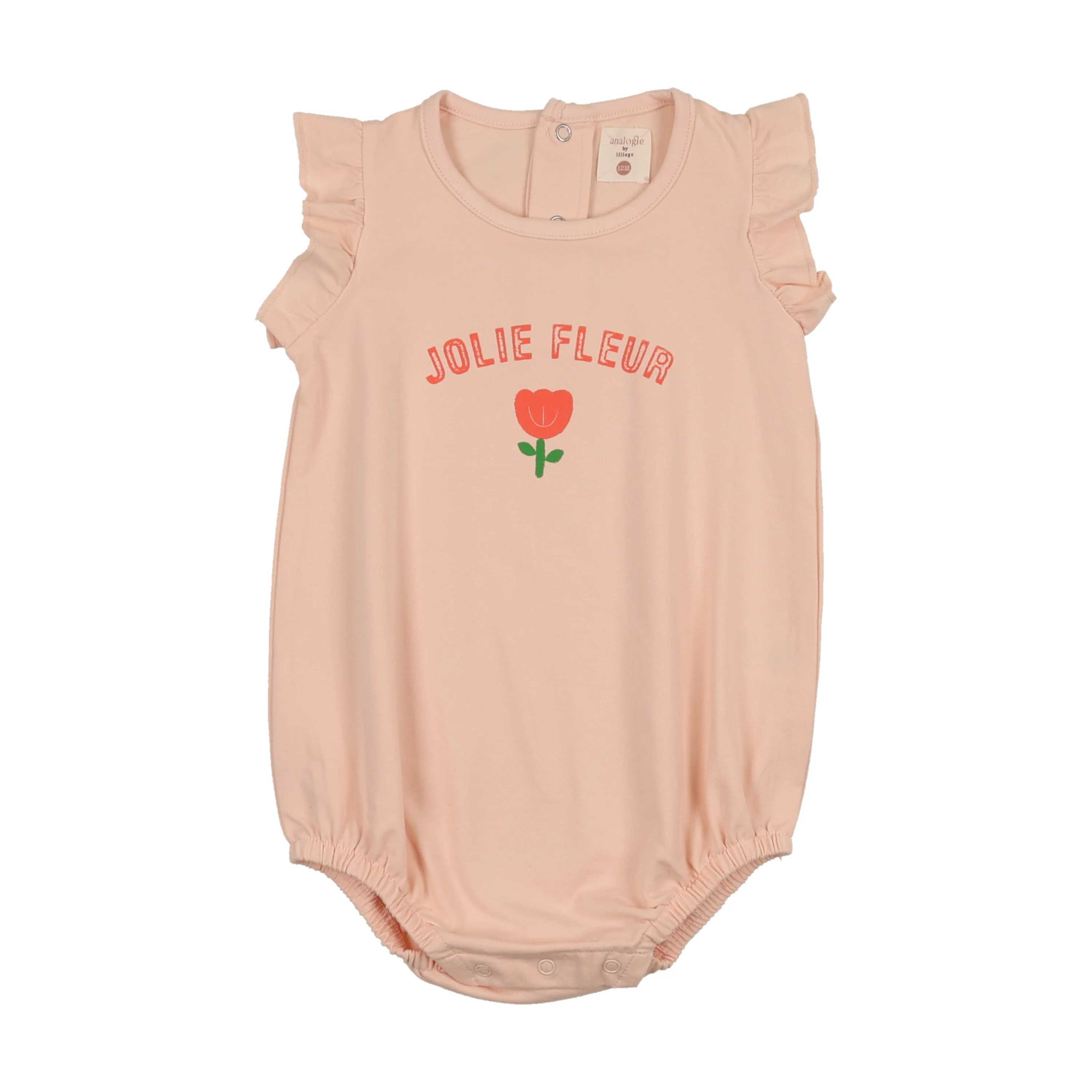 Lil Legs Tulip Romper - Cloud Pink