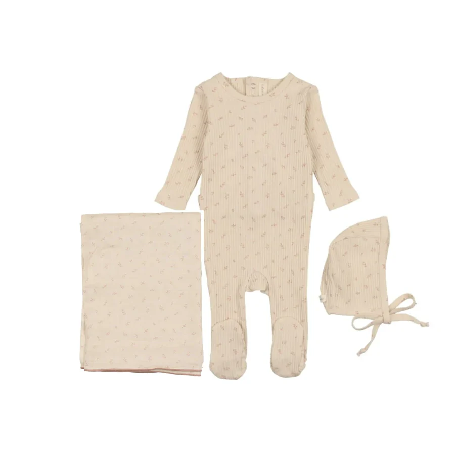 Lil Legs Twig 3PC Set - Cream/Peach