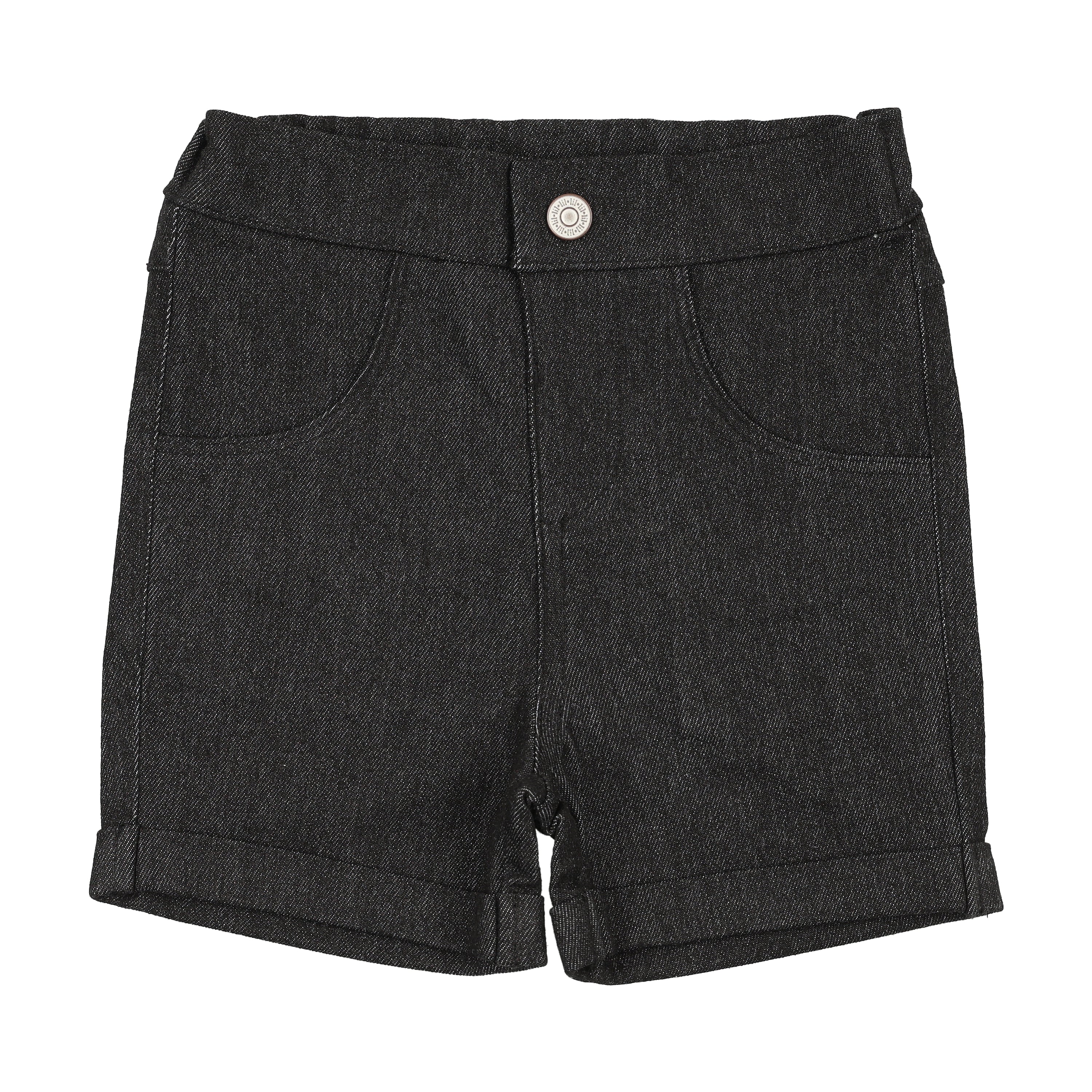 Lil Legs Weekday Shorts - Black Denim